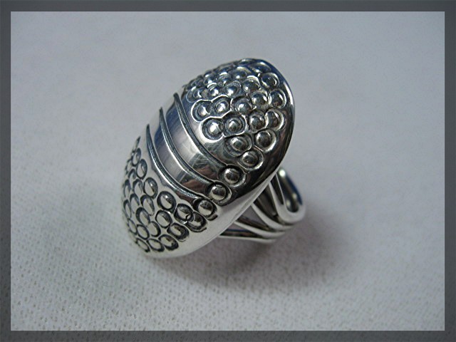 Orville Tsinni Navajo Sterling Silver Ring