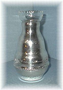 Antique 1928 Danish Sterling Silver/Crystal V