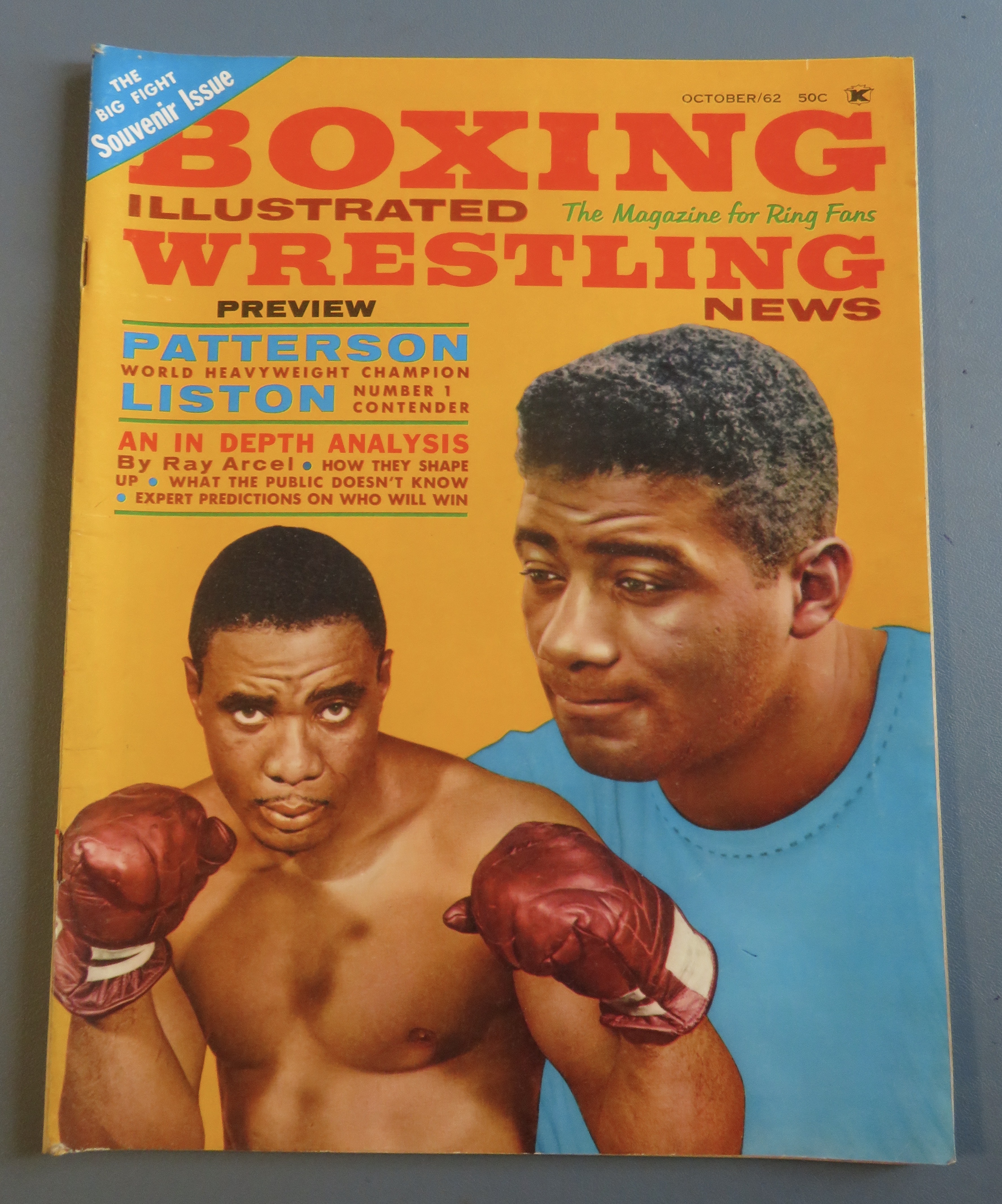 Boxing Illustrated Wrestling Magazine October 1962