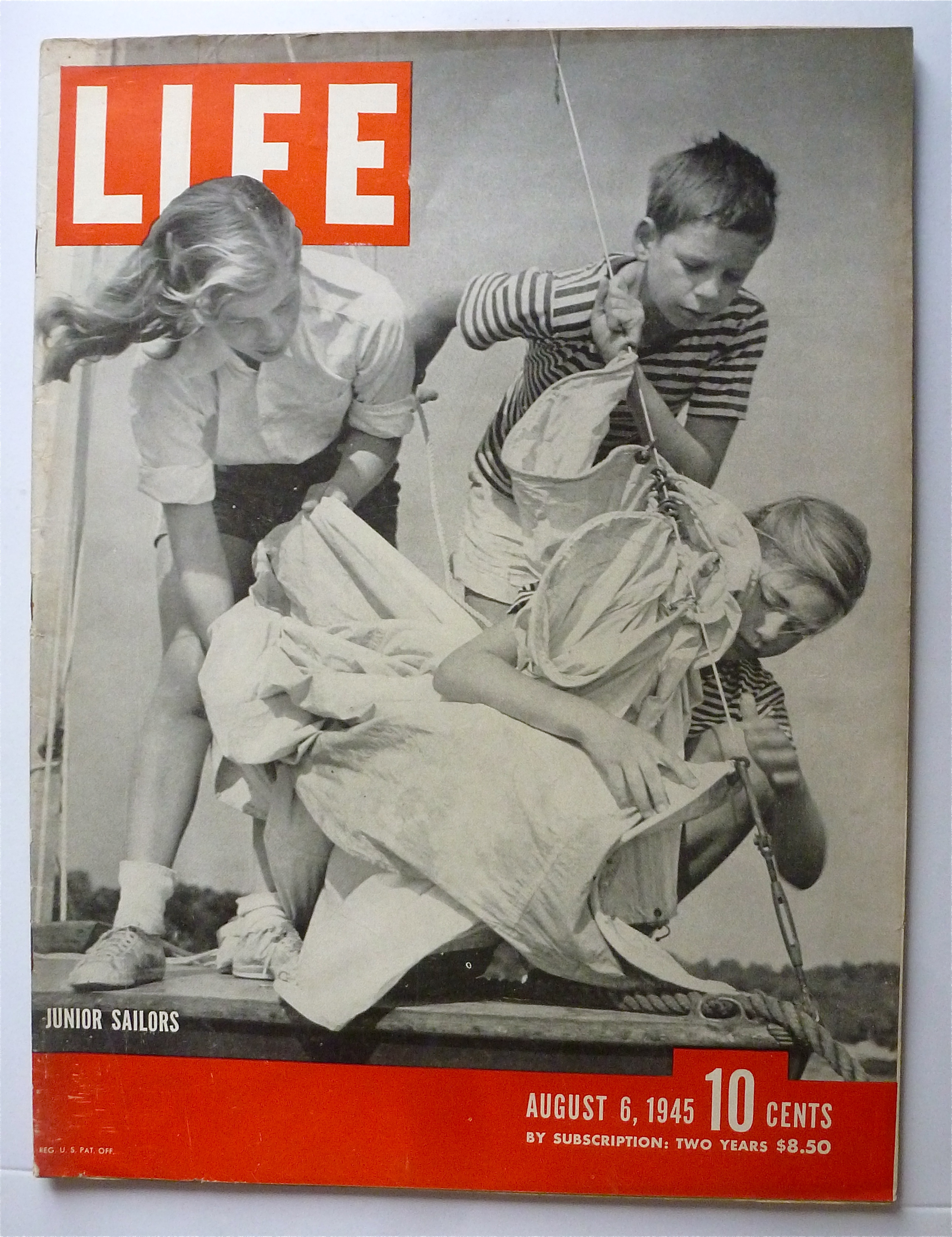 Life Magazine-August 6, 1945-Junior Sailors
