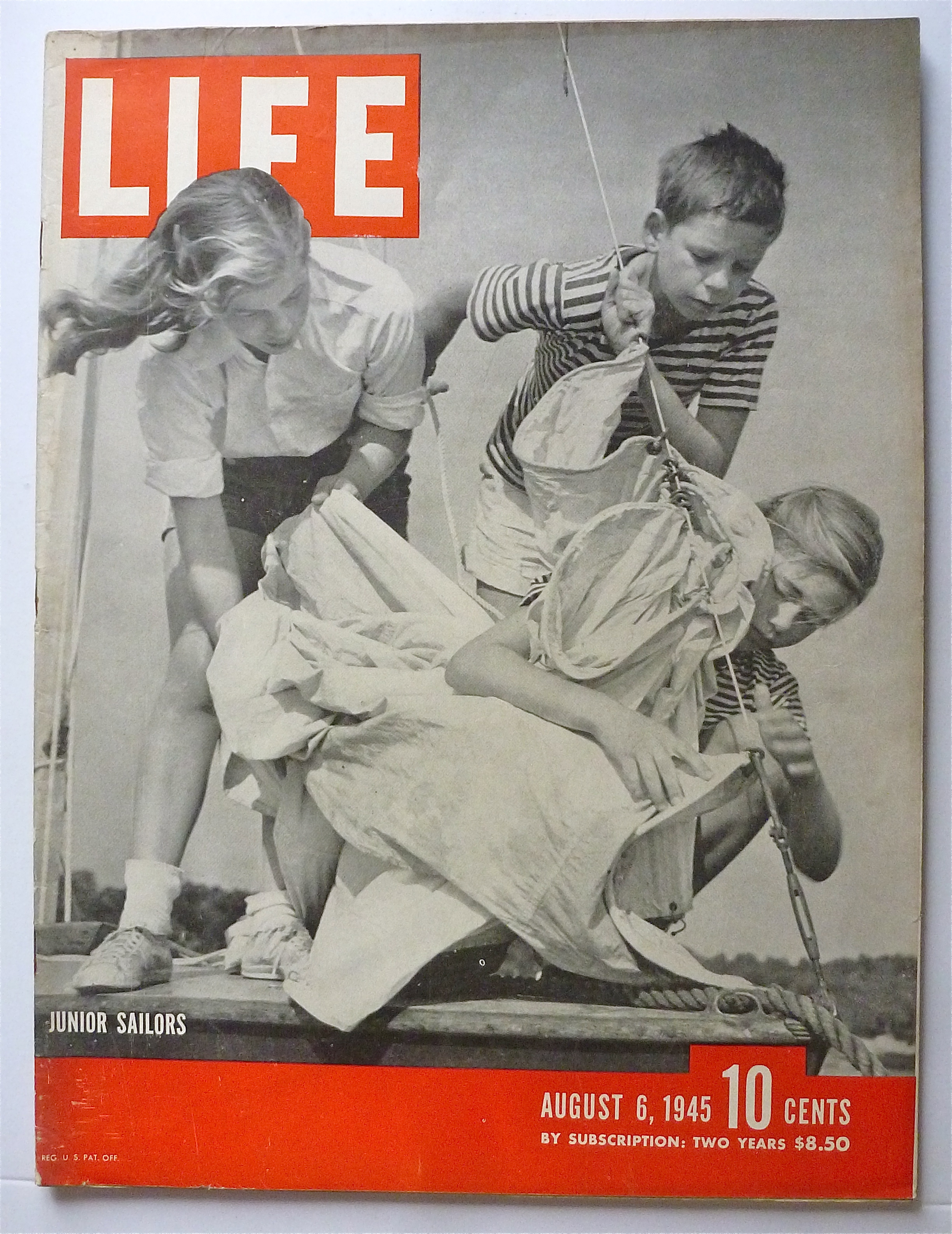 Life Magazine-August 6, 1945-Junior Sailors