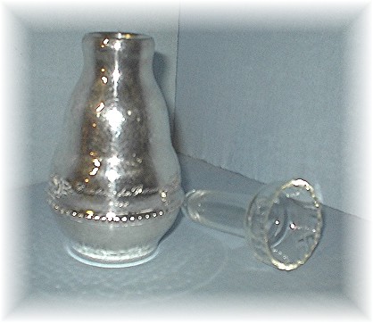 Antique 1928 Danish Sterling Silver/Crystal V