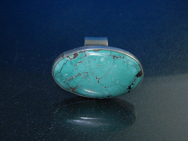 Rocki Gorman K.C. Cook Sterling Silver Turquoise Ring