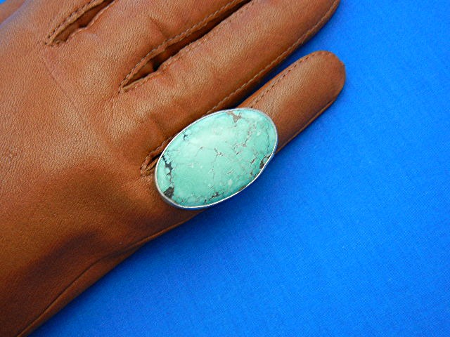 Rocki Gorman K.C. Cook Sterling Silver Turquoise Ring