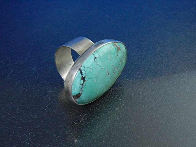 Rocki Gorman K.C. Cook Sterling Silver Turquoise Ring