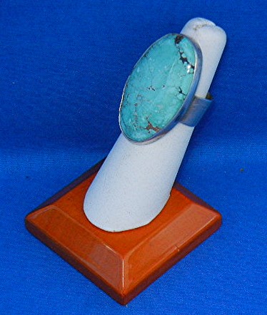 Rocki Gorman K.C. Cook Sterling Silver Turquoise Ring