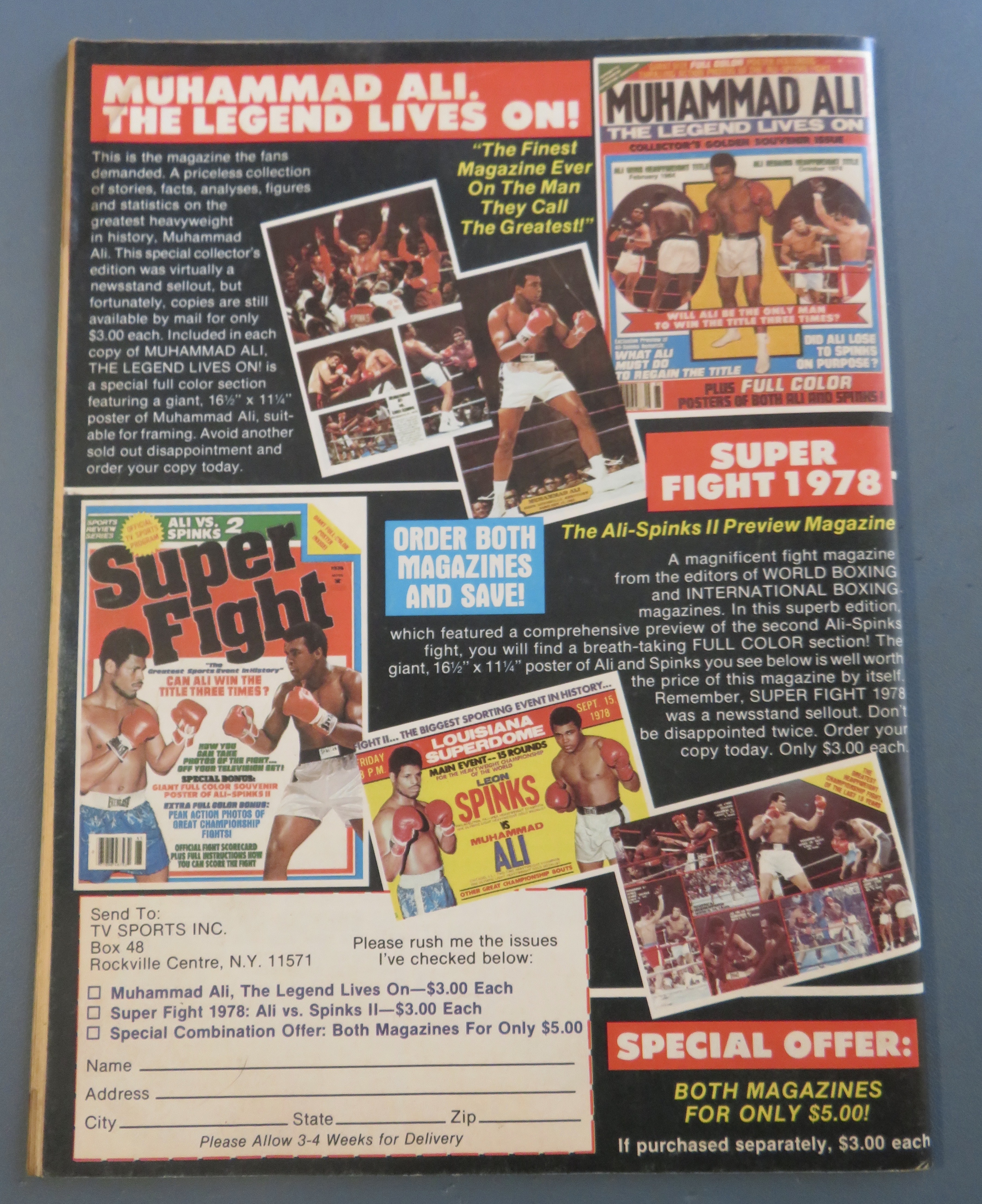 Big Book Of Boxing Magazine January 1980 Matthew Saad