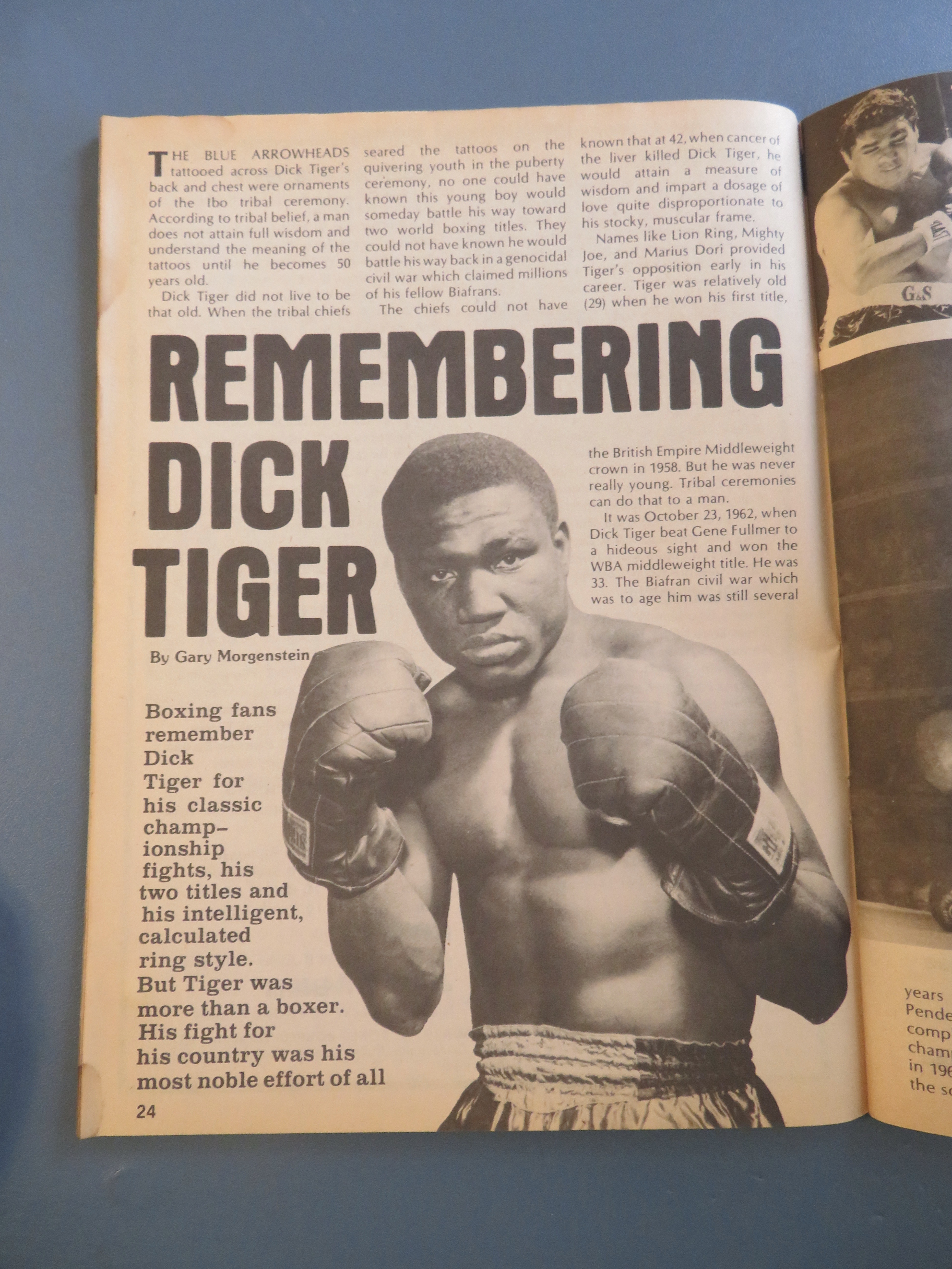 Big Book Of Boxing Magazine January 1980 Matthew Saad