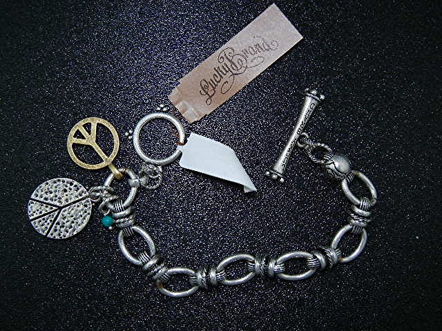 Silver Tone Charm Bracelet Lucky Brand