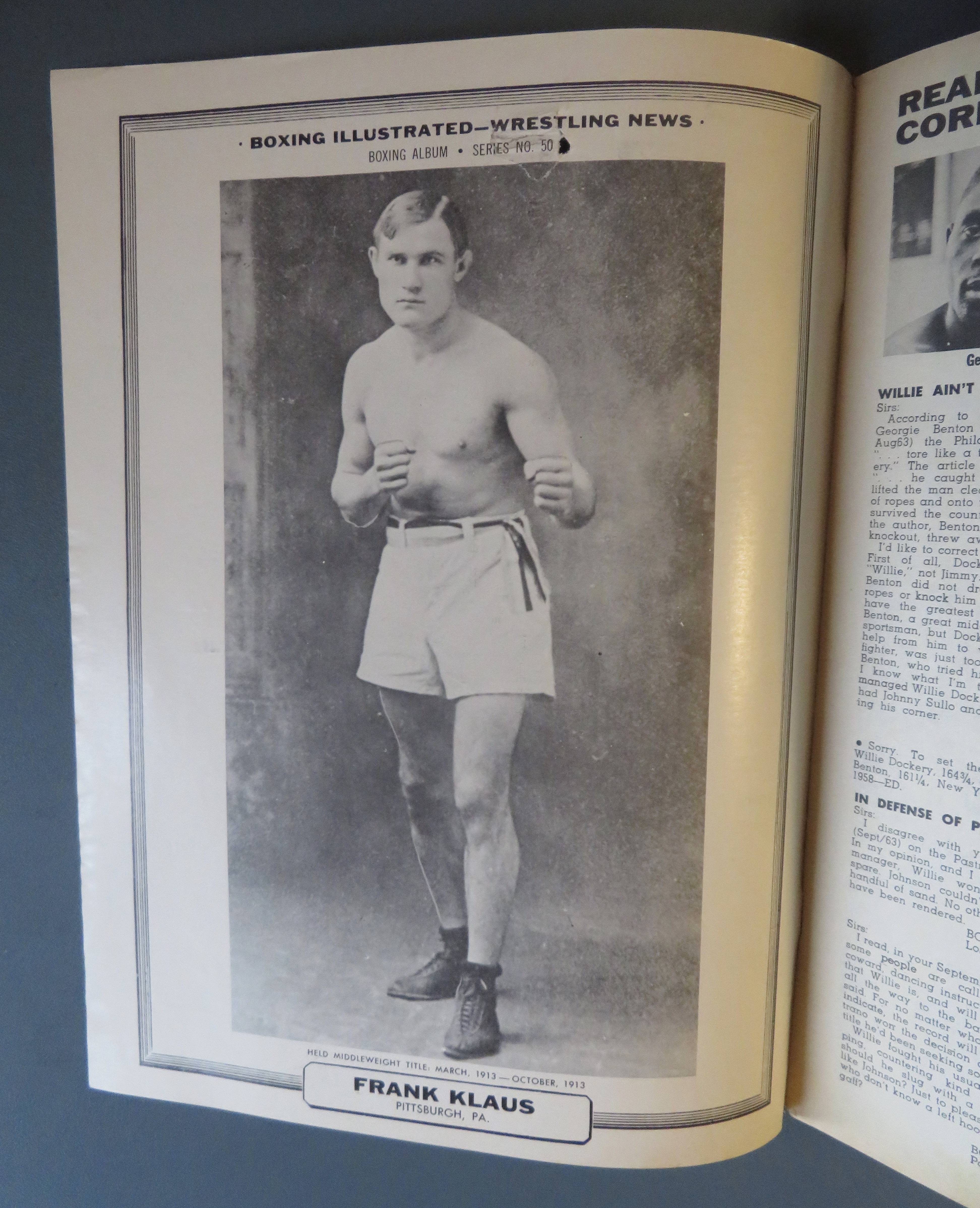 Boxing Illustrated Wrestling News Magazine Nov 1963