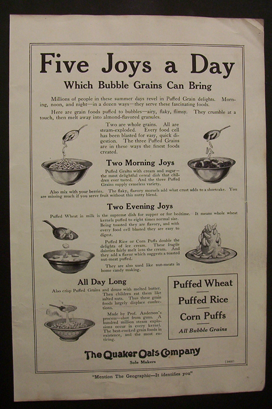 1920 Quaker Oats Company