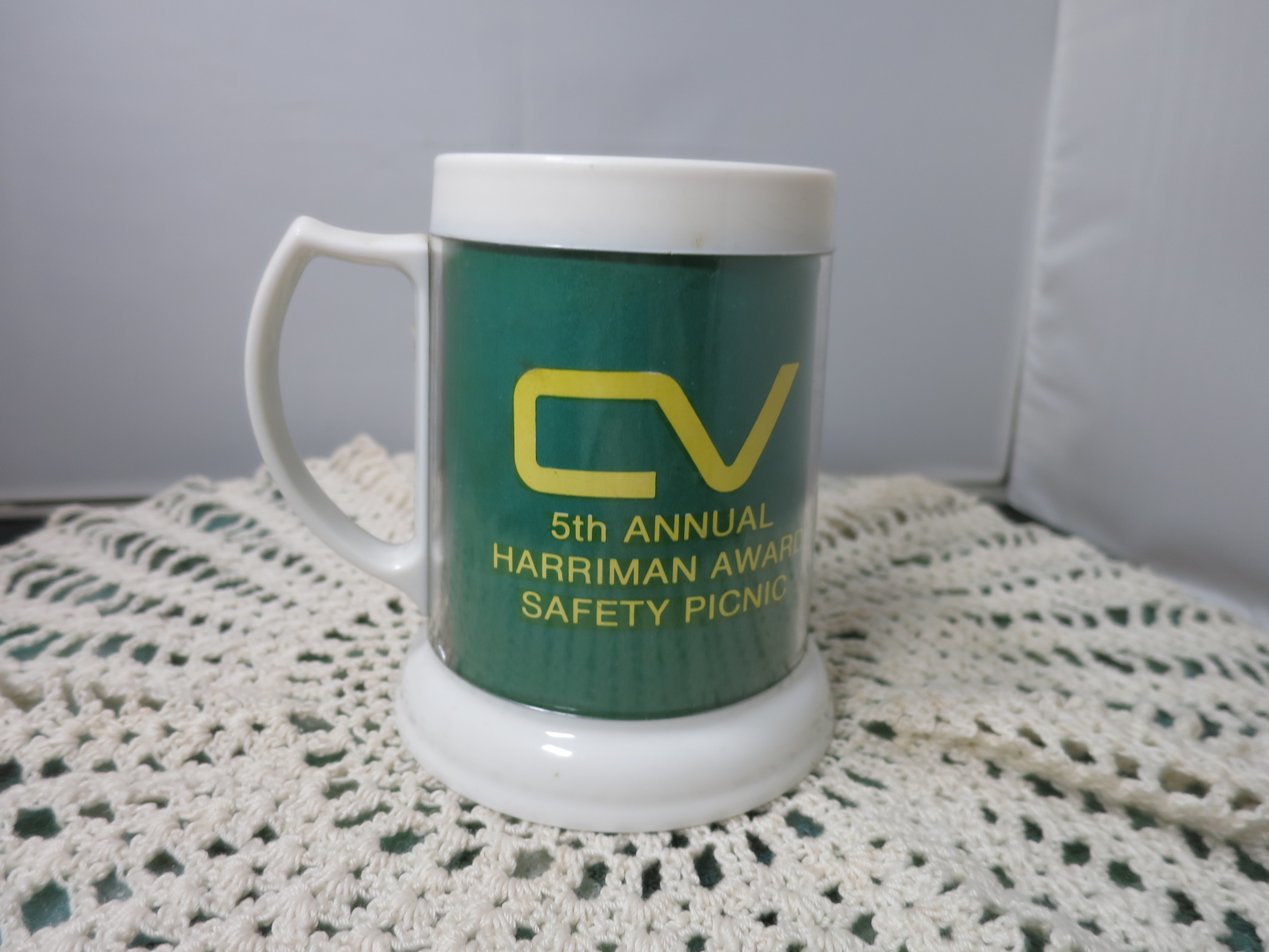 CV Railroad CV 5th Annual Harriman Award Safety Picnic Cup Mug