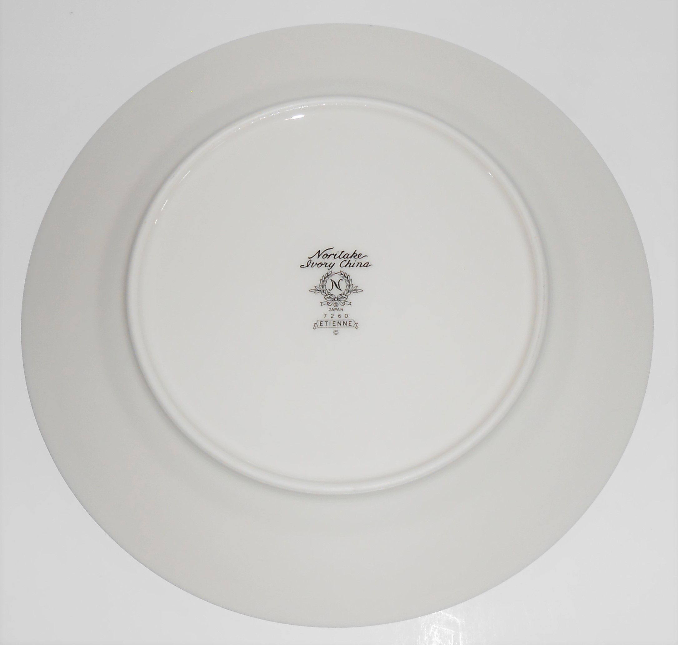 Noritake Ivory China Porcelain Etienne Salad Plate