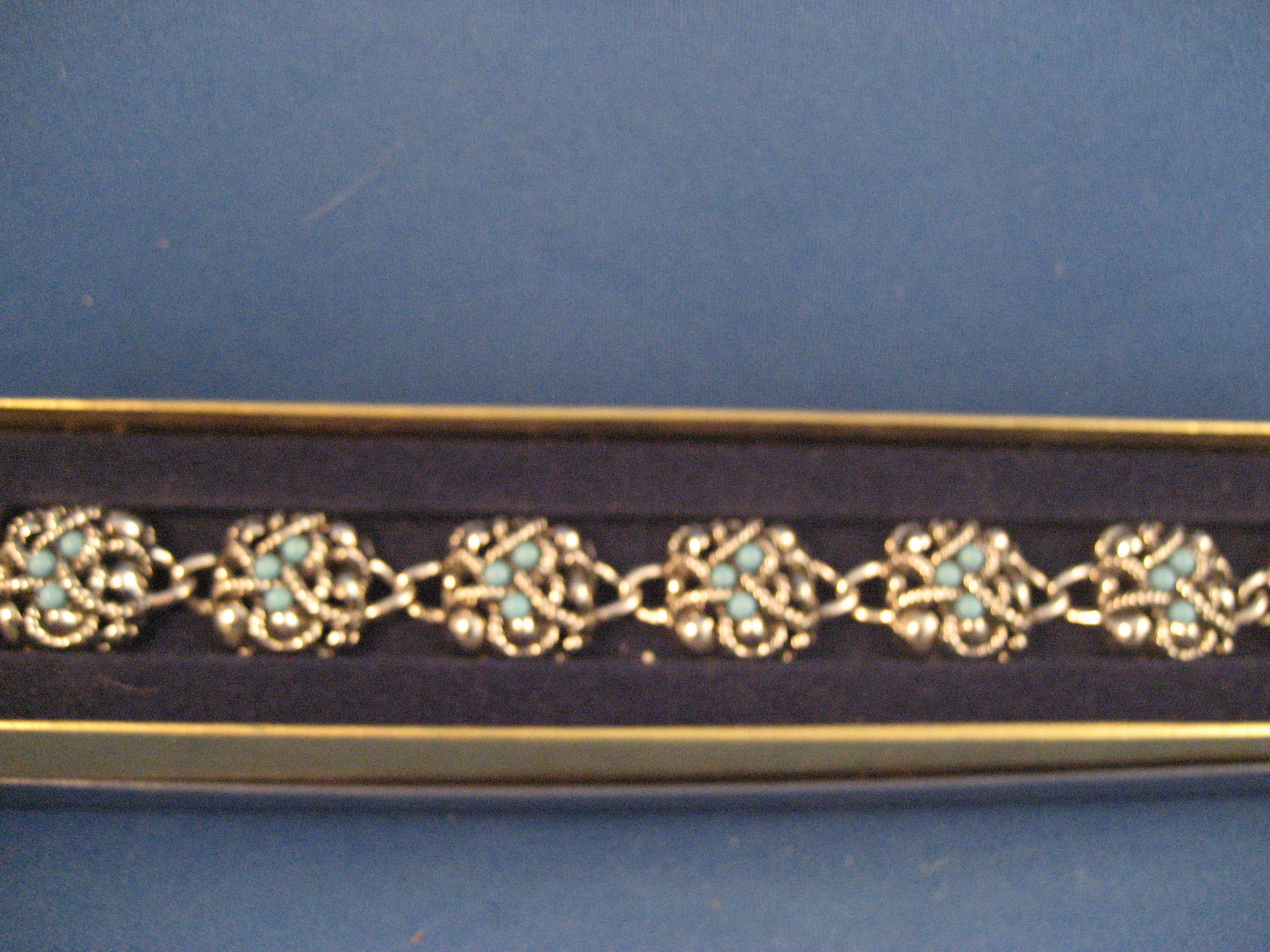 Avon Faux Turquoise Bracelet and Ring