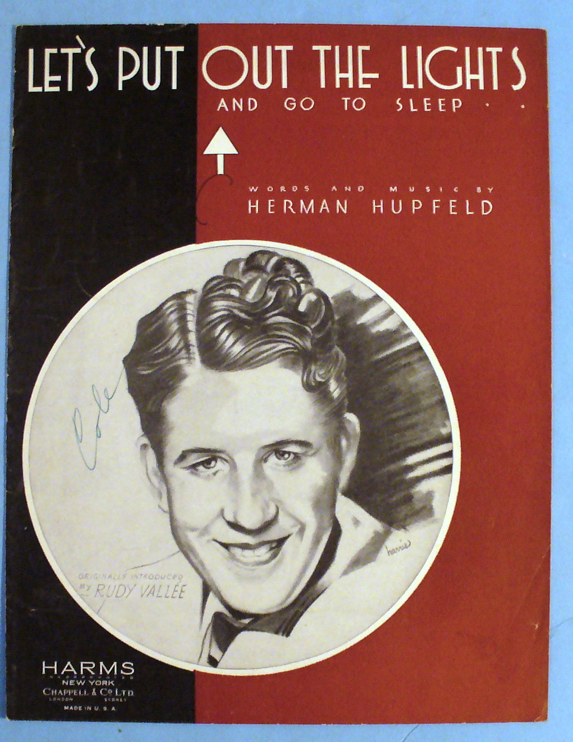 1932 Lets Put Out the Lights by Herman Hupfeld