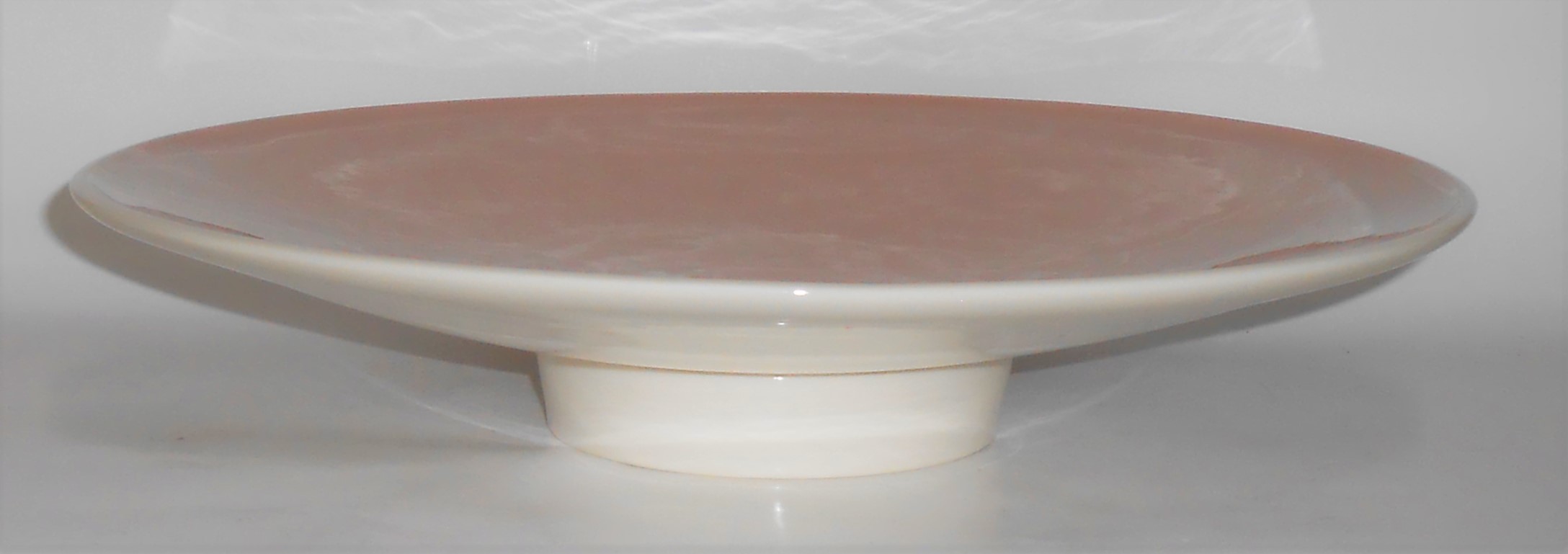Franciscan Pottery Contours Art Ware Coral/Ivory Com