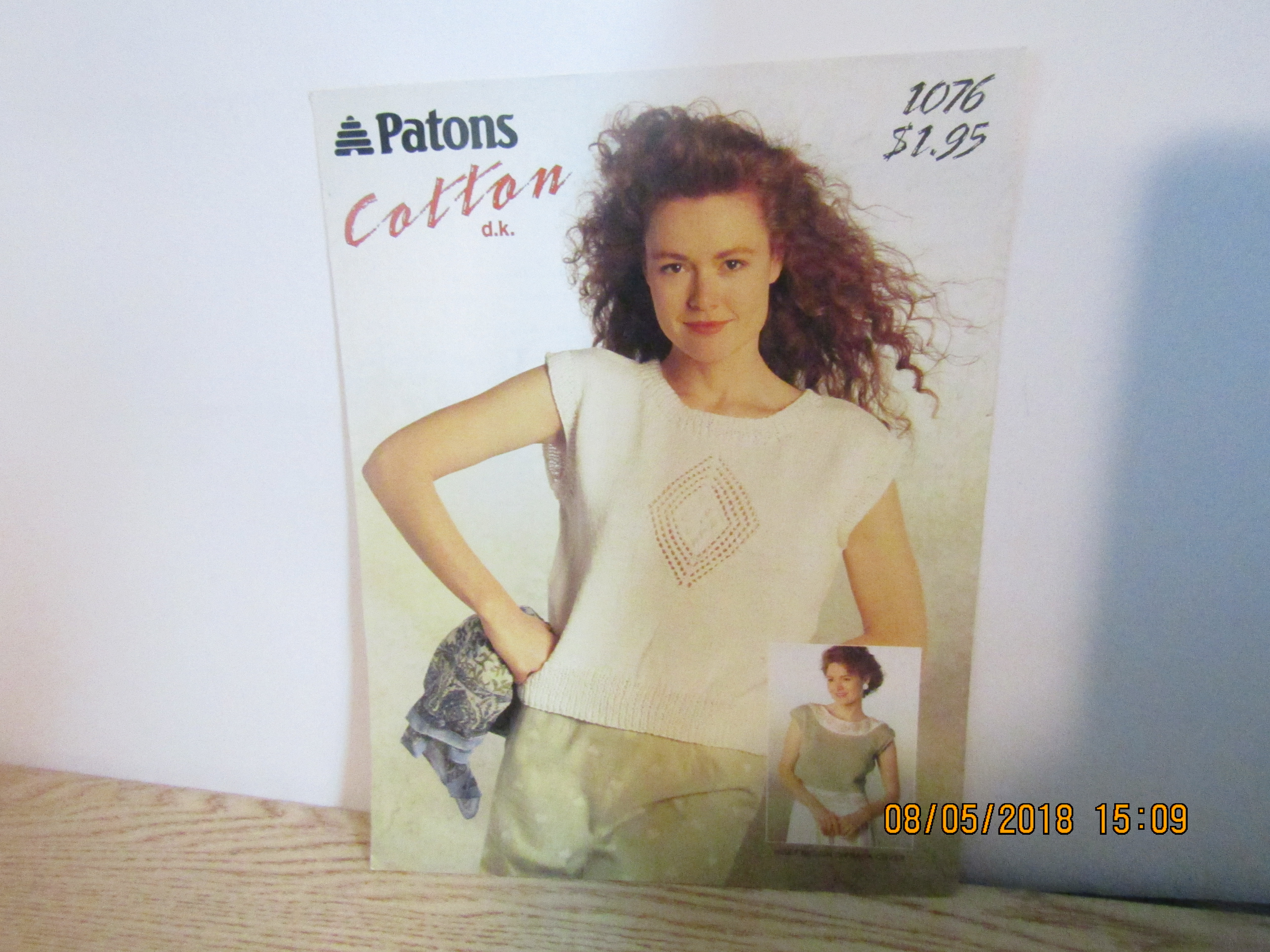 Patons Women's Tops Cotton d.k.  #1076
