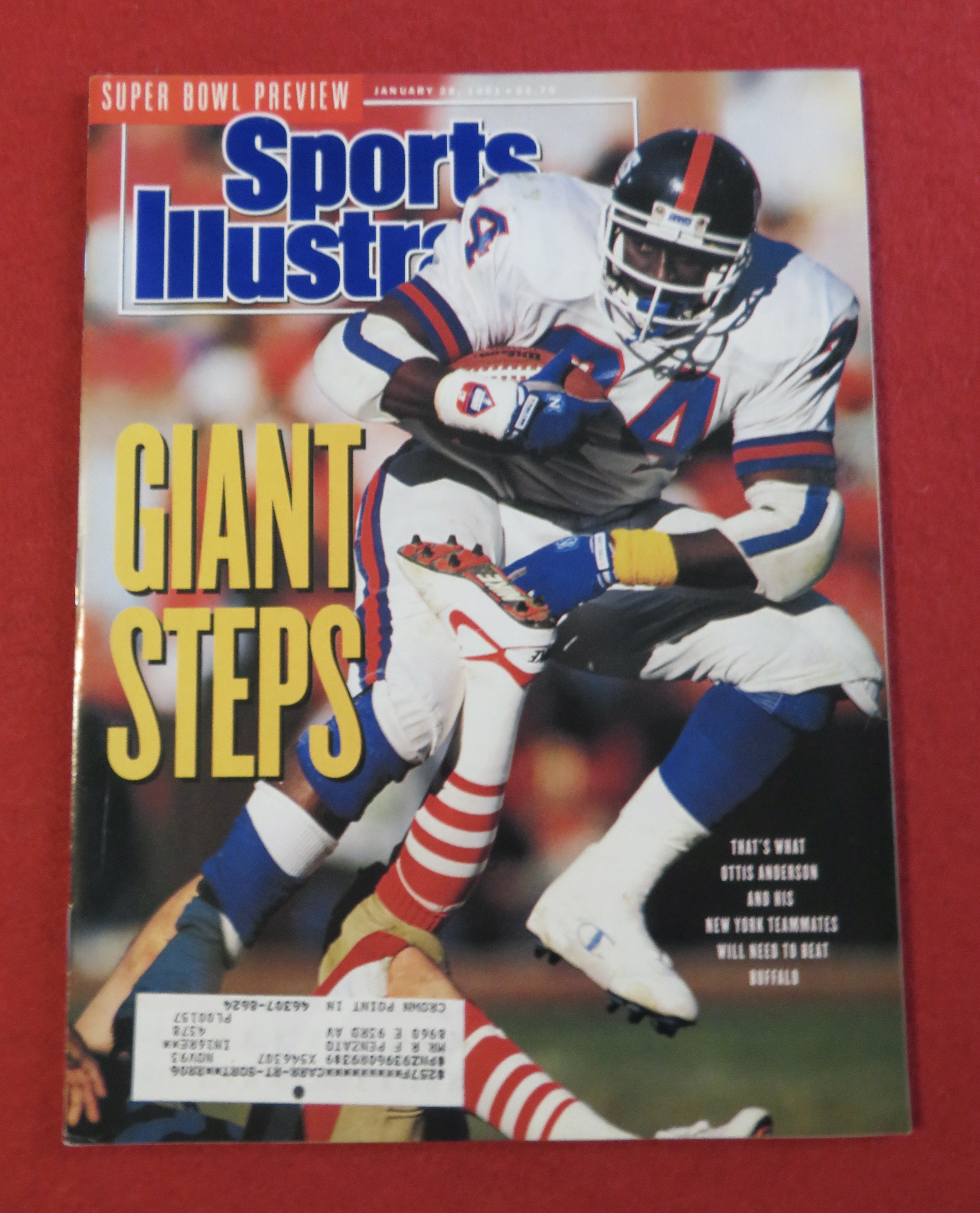 Sports Illustrated Magazine January 28, 1991 O Anderson