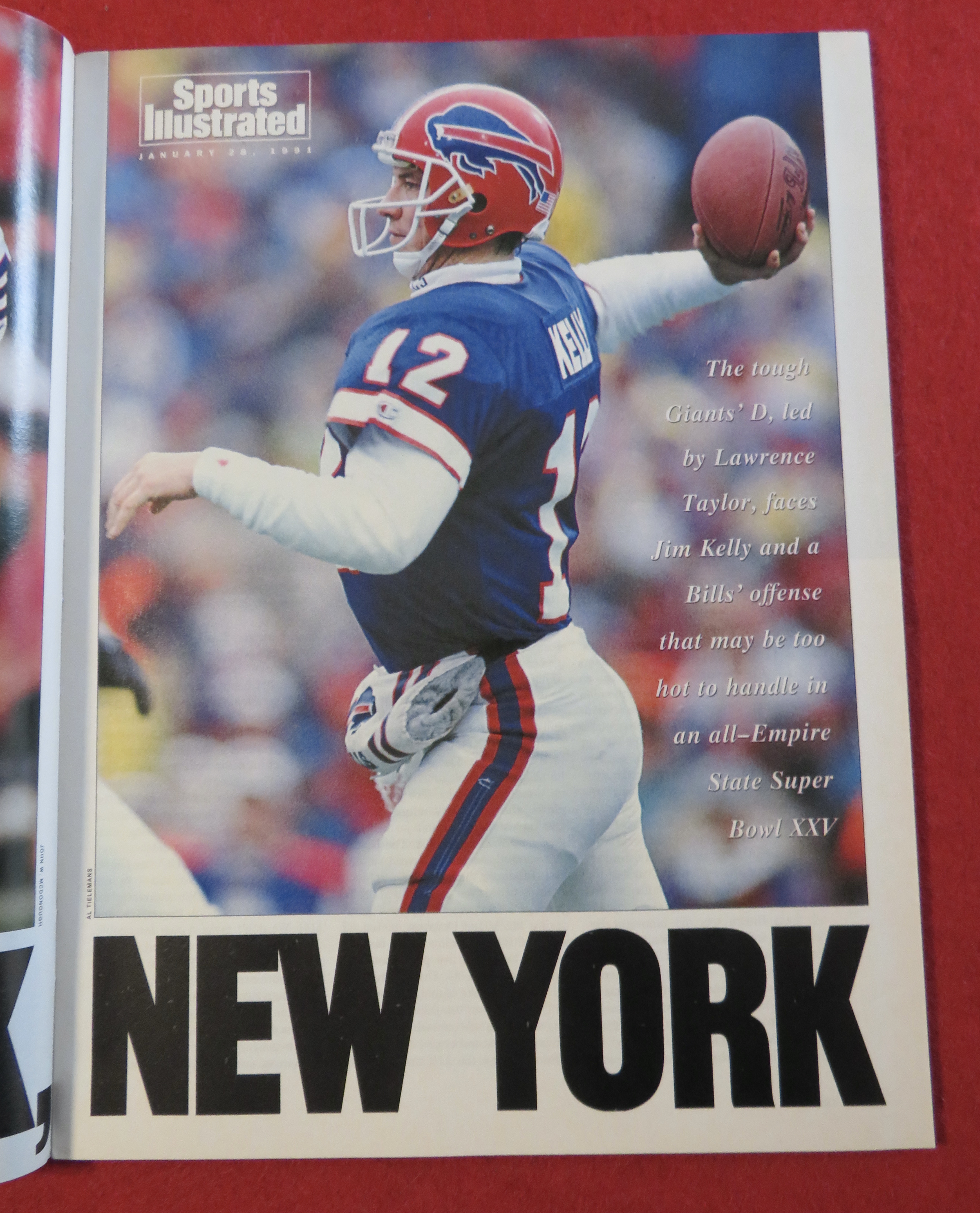 Sports Illustrated Magazine January 28, 1991 O Anderson