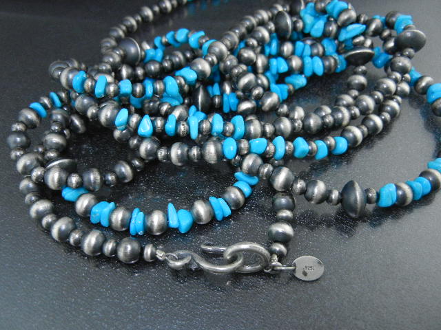 Navajo Sterling Silver Sleeping Beauty Turquoise 70 Inc
