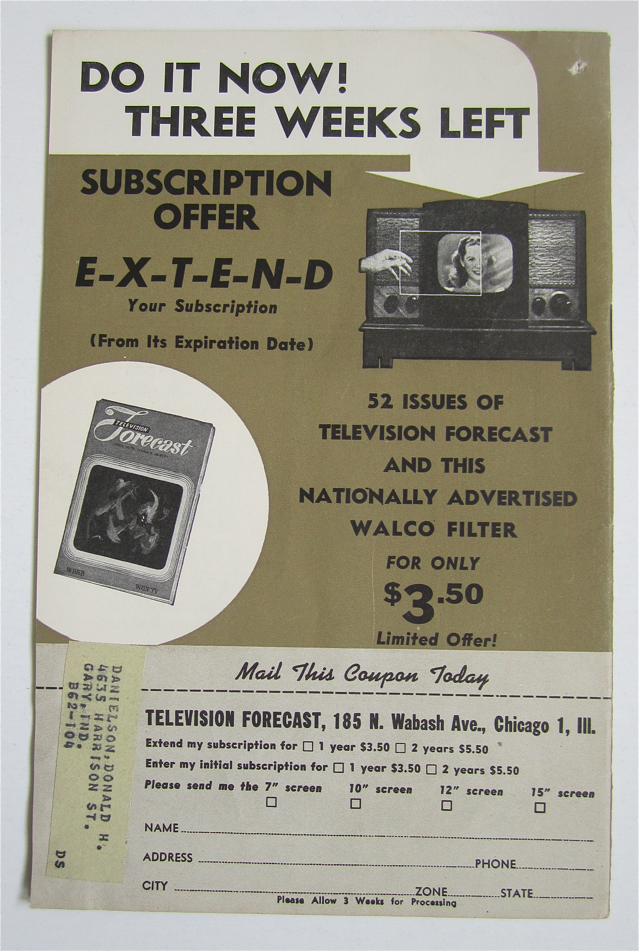 Television Forecast May 14, 1949 Cliffy Of Super Circus