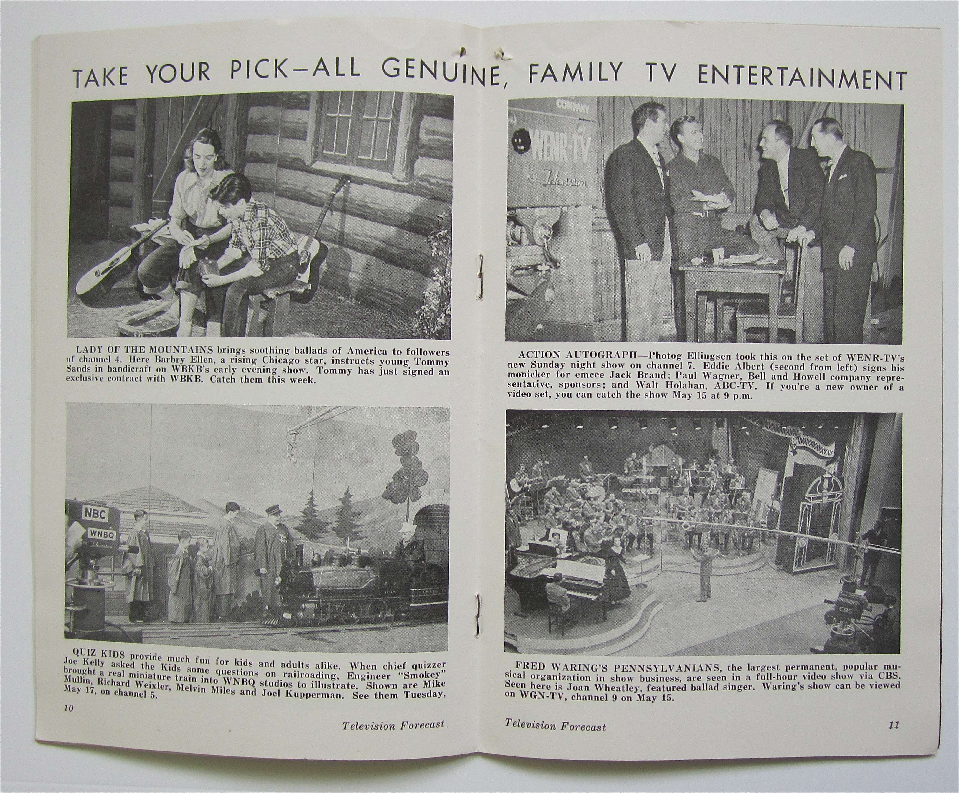 Television Forecast May 14, 1949 Cliffy Of Super Circus