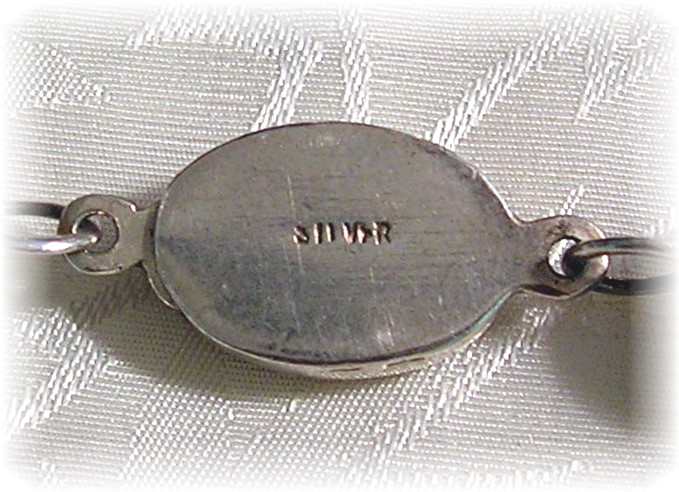 Necklace Sterling Silver 9mm Bead 18 Inch