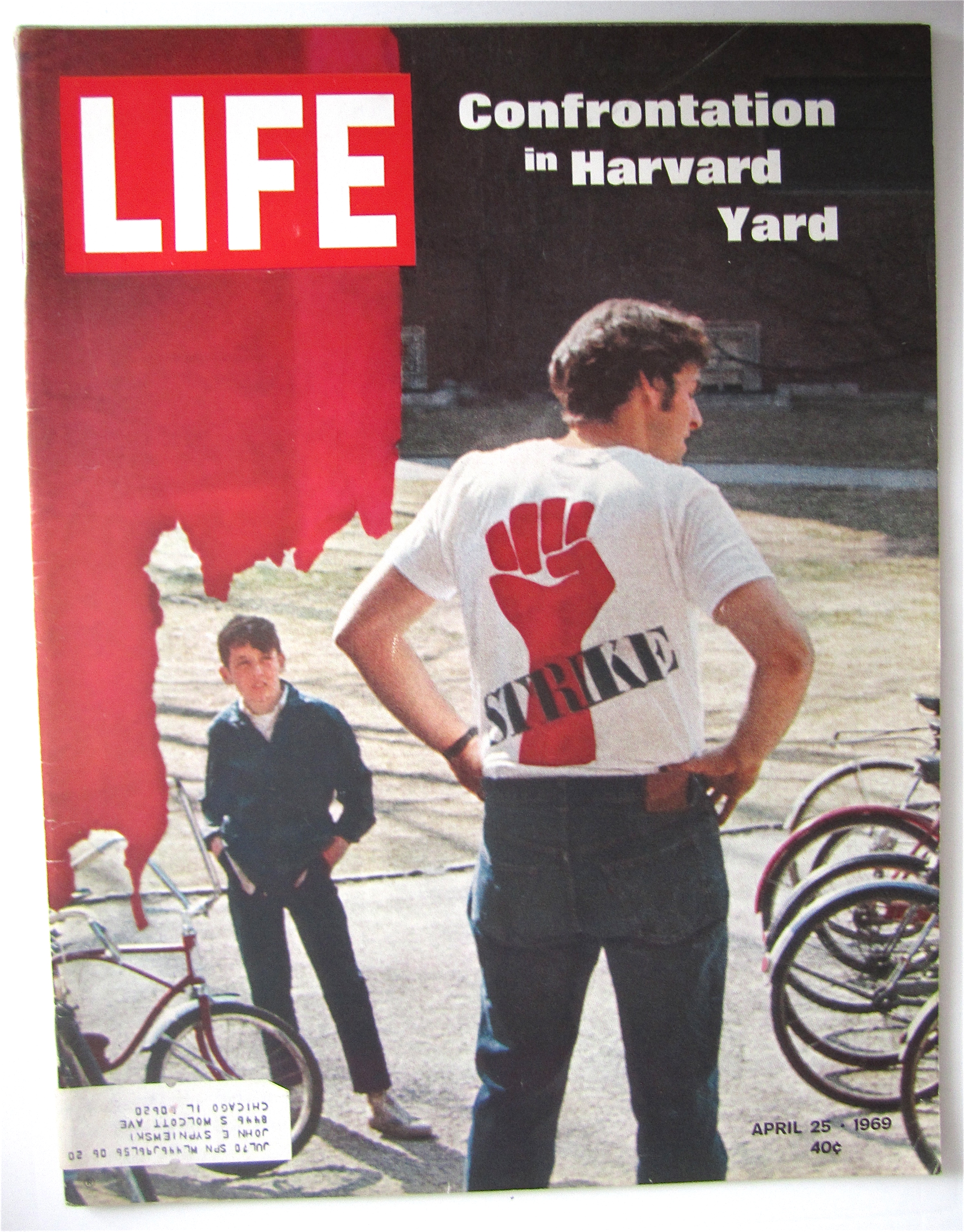 Life Magazine April 25, 1969 Harvard Yard