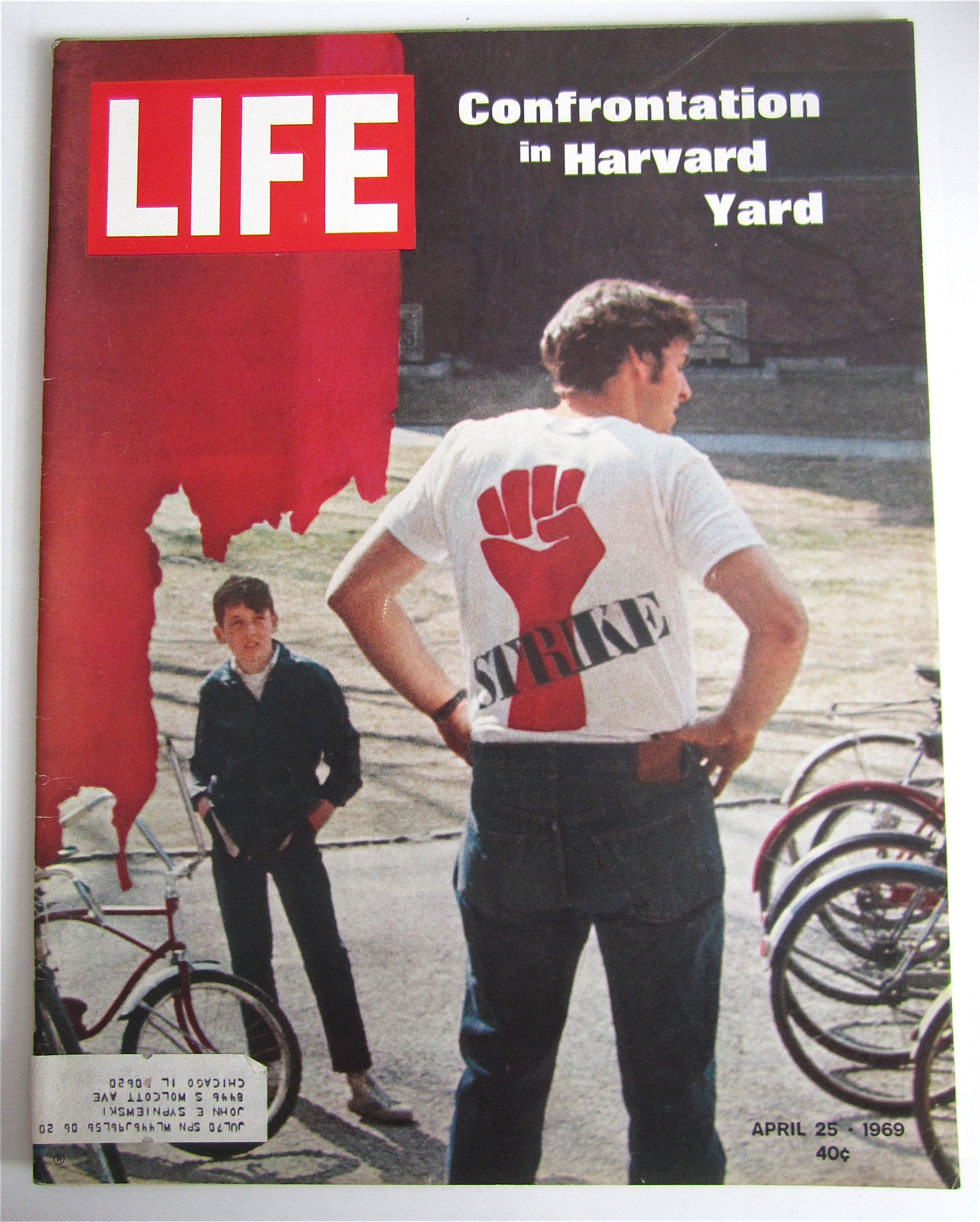 Life Magazine April 25, 1969 Harvard Yard