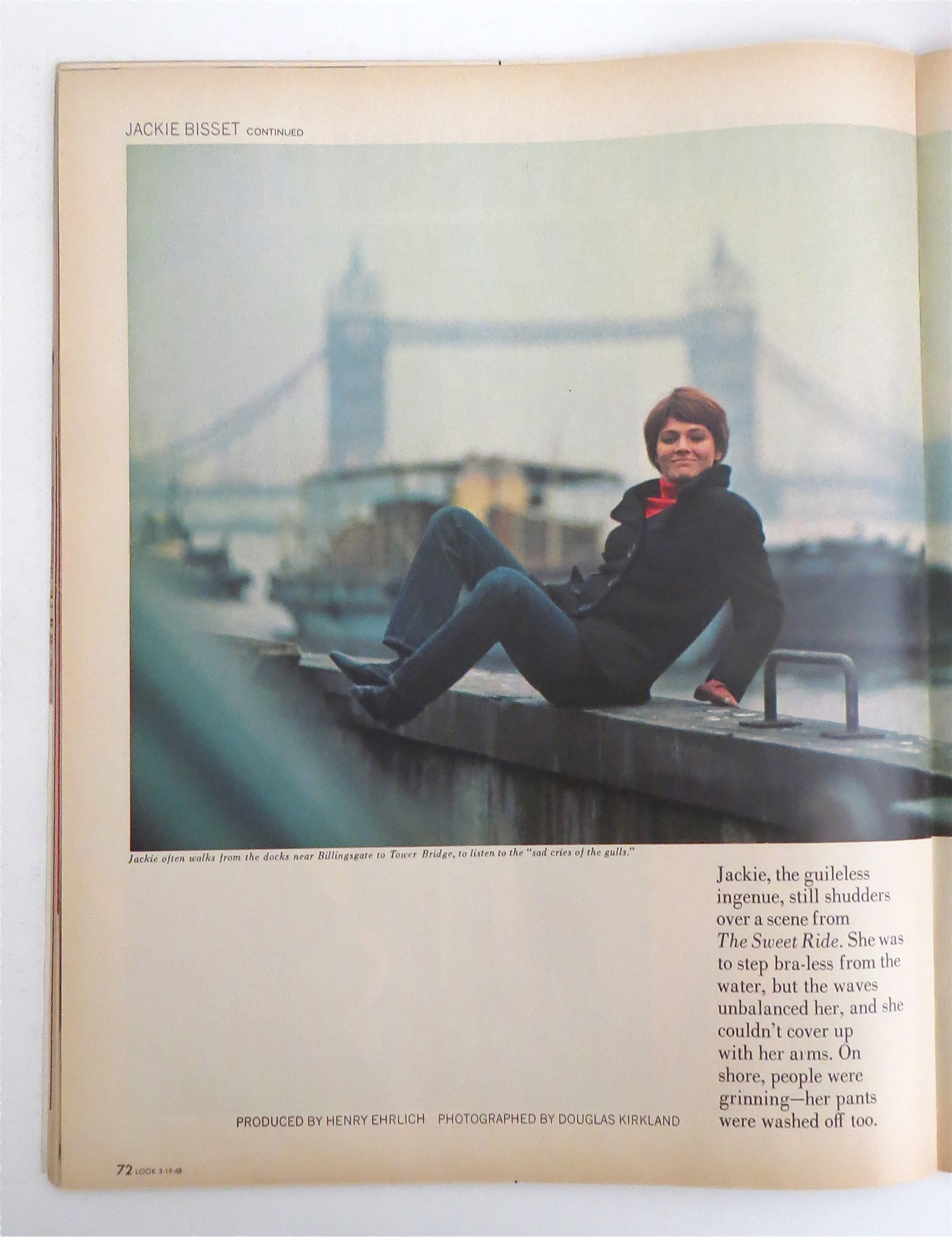 Look Magazine March 19, 1968 Jackie Bisset