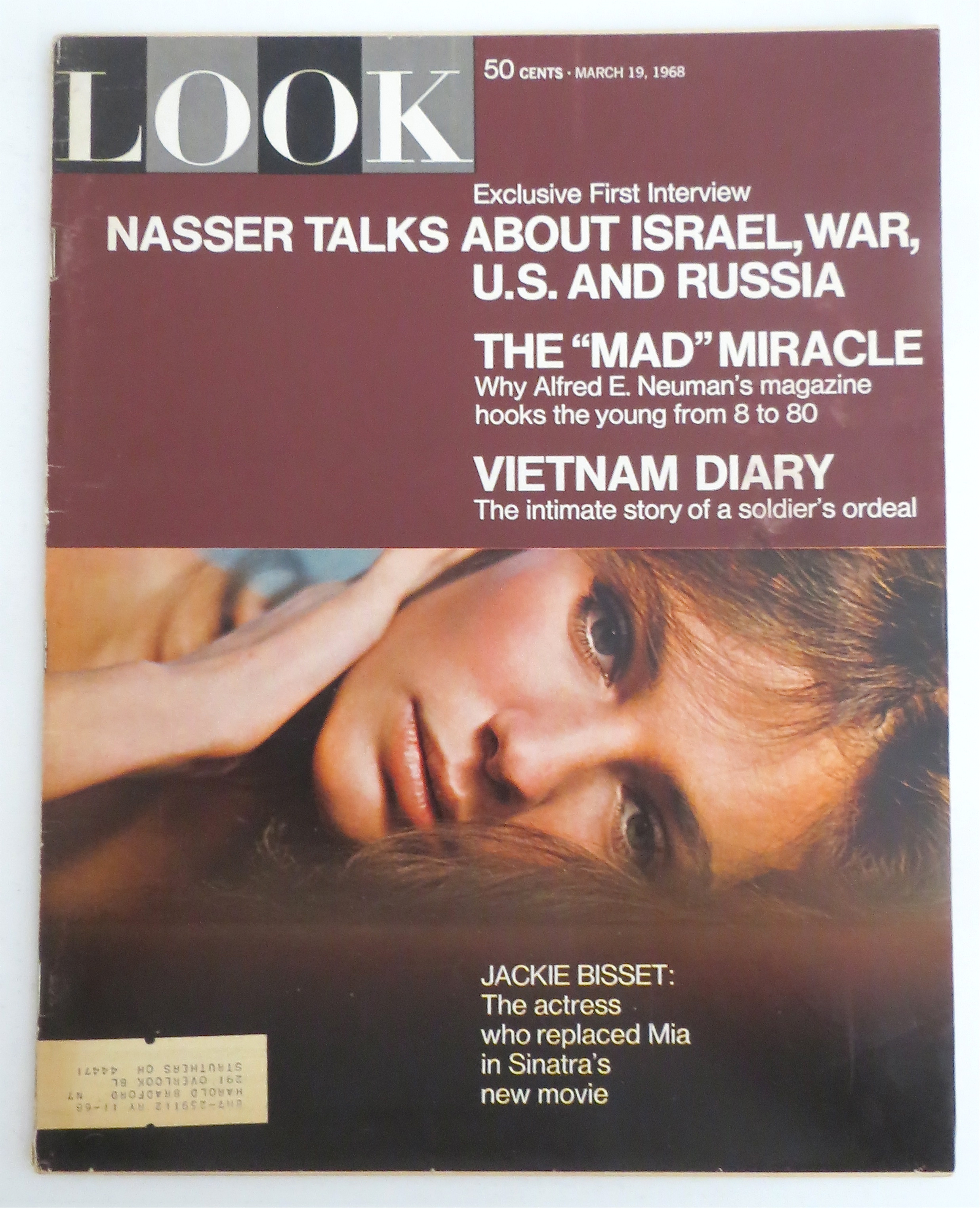 Look Magazine March 19, 1968 Jackie Bisset