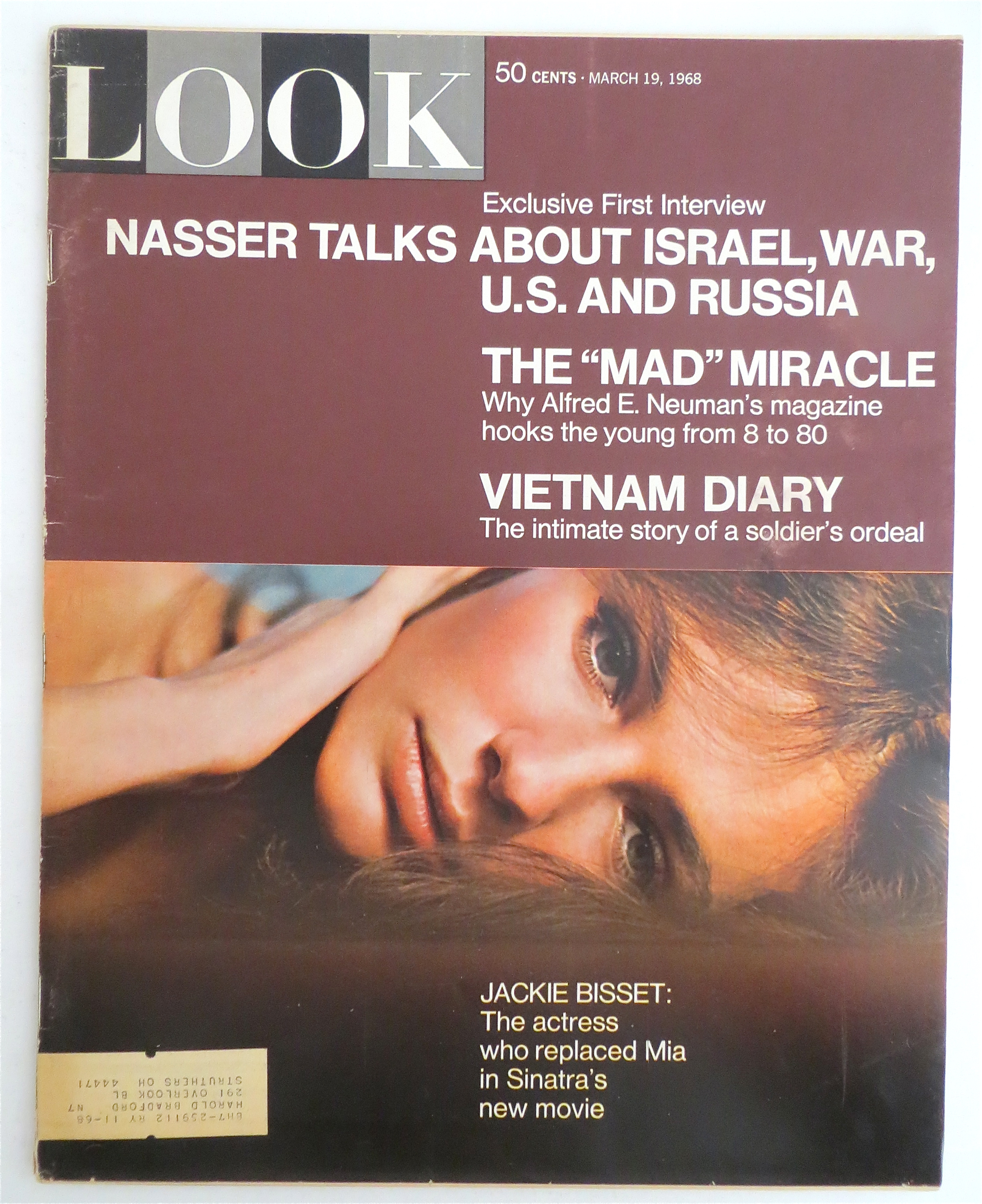 Look Magazine March 19, 1968 Jackie Bisset