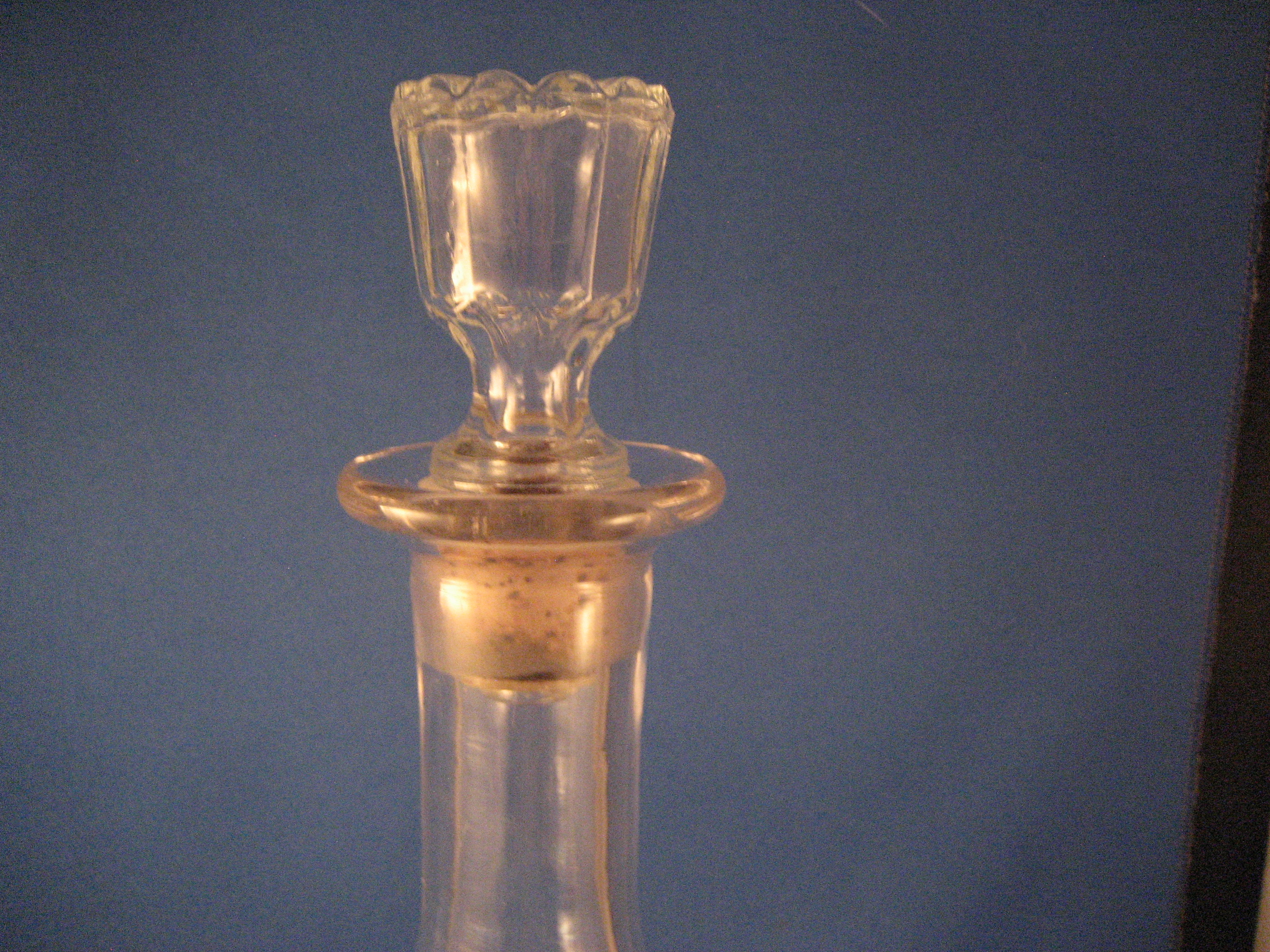Etched Glass Decanter