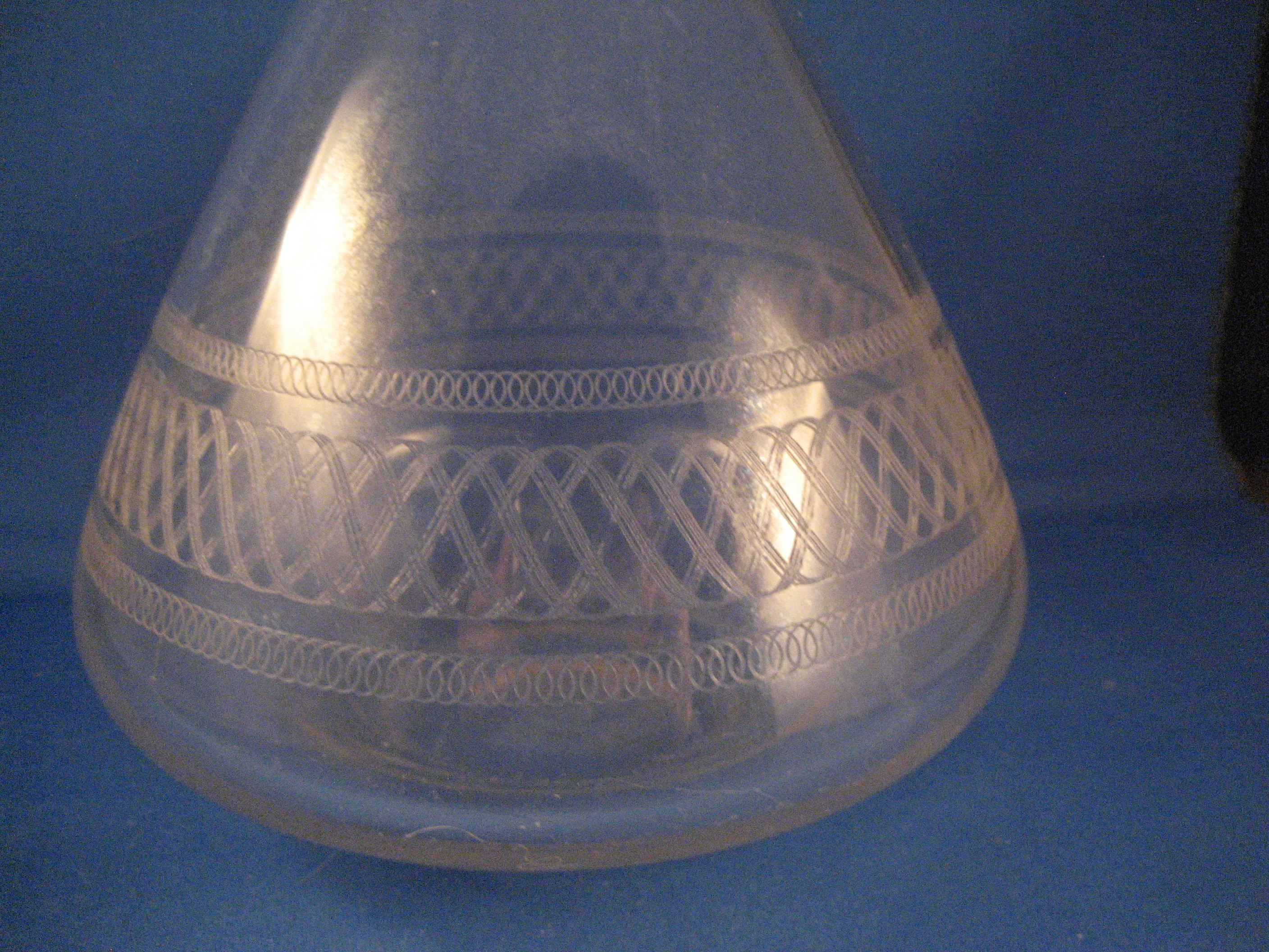Etched Glass Decanter