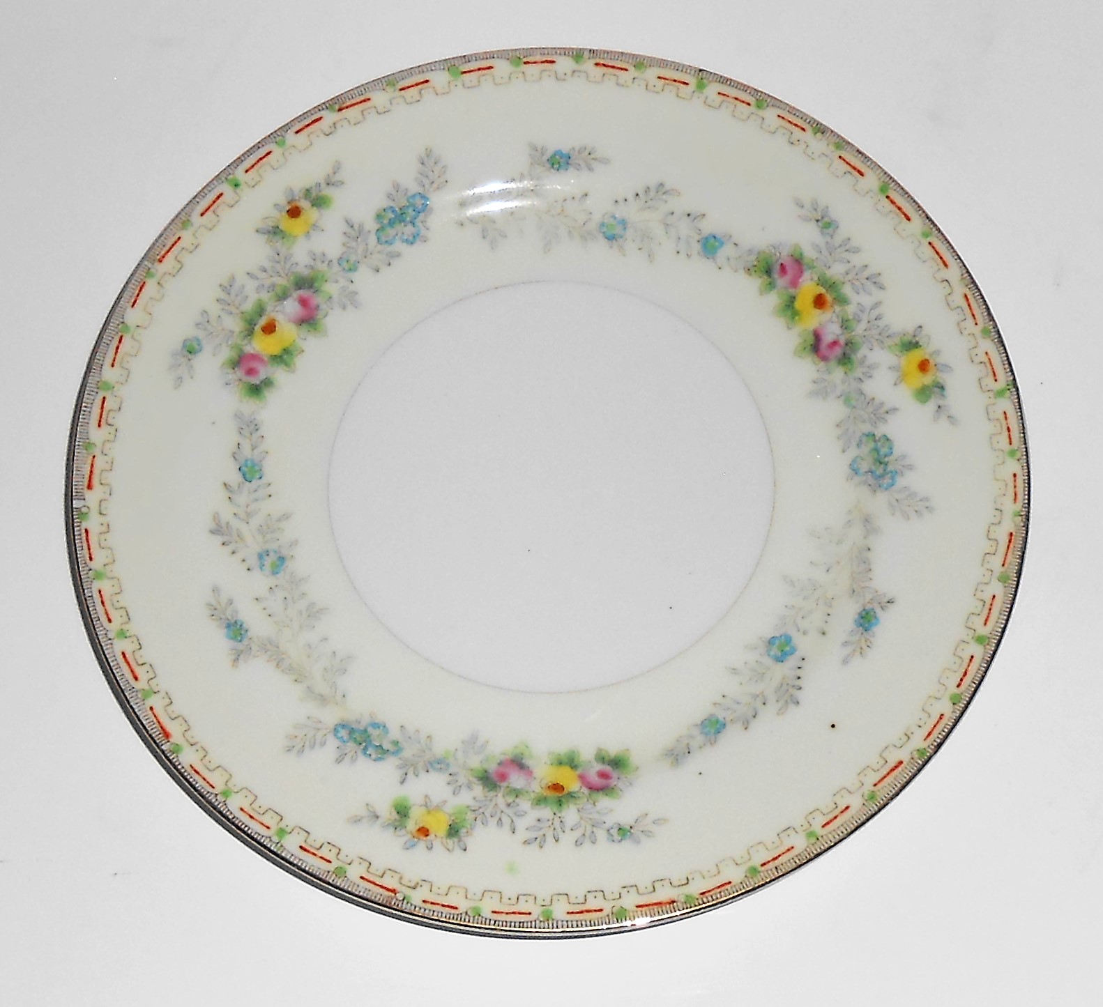 Sampy Fine China Japan Les Fleurs Bread Plate