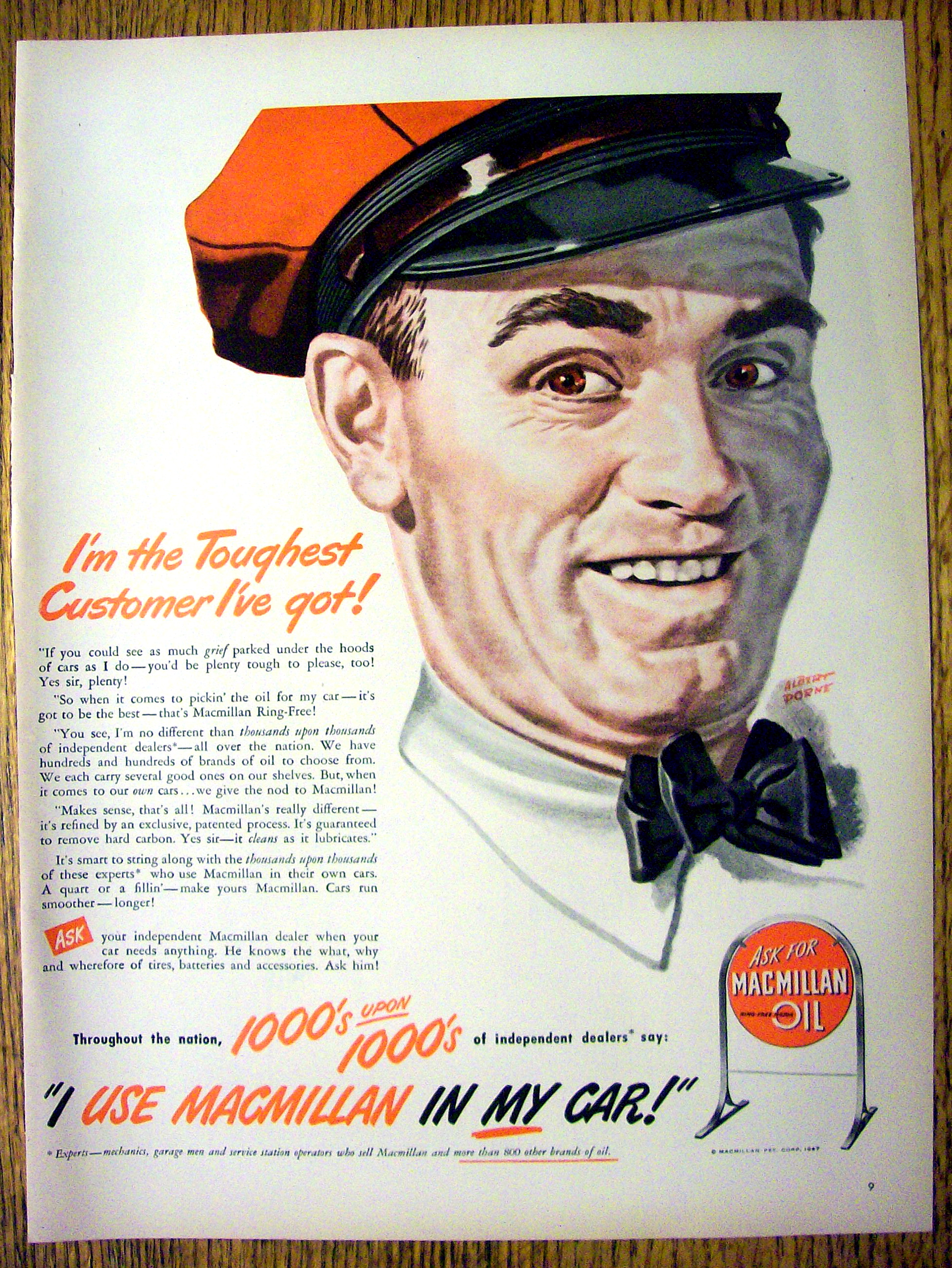 1947 MacMillan Oil by Albert Dorne