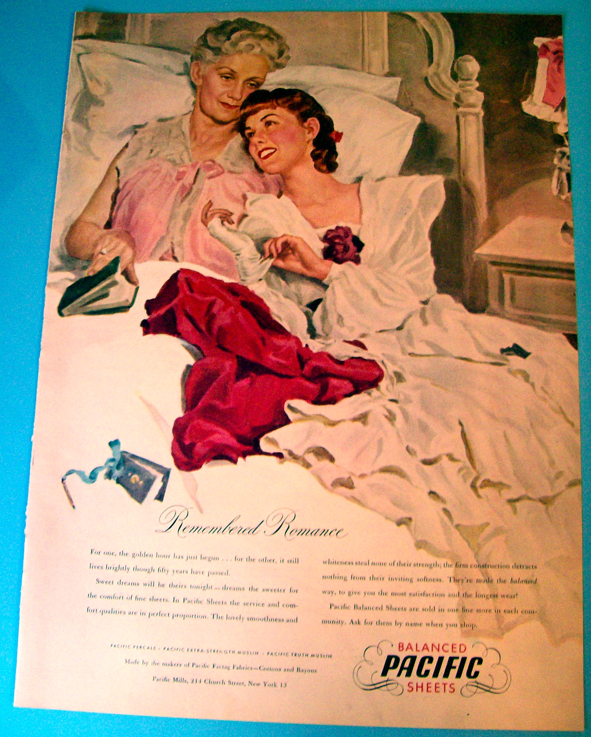 Vintage Ad: 1947 Pacific Balanced Sheets
