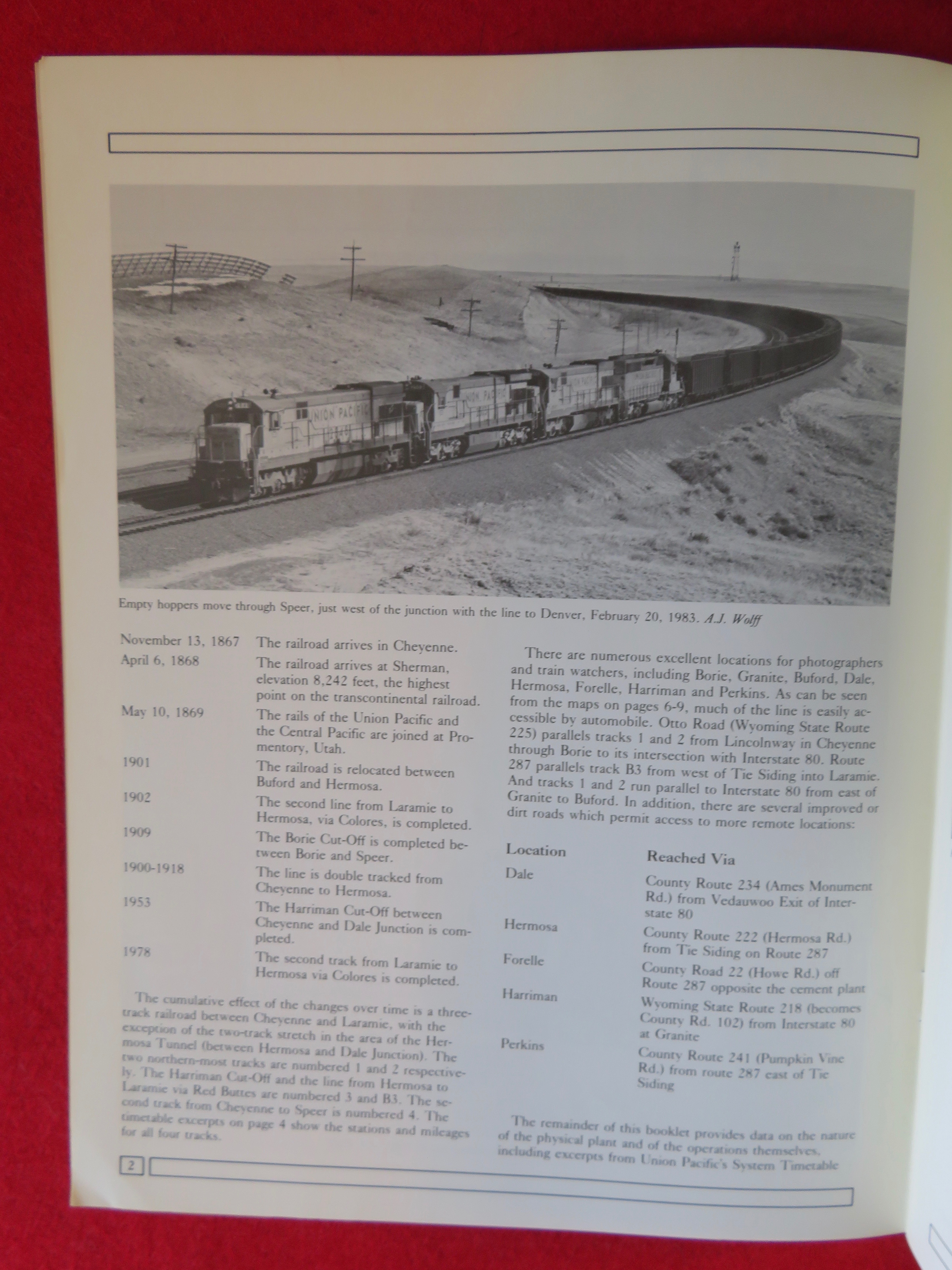 Sherman Hill Magazine 1985 Facilities & Operations