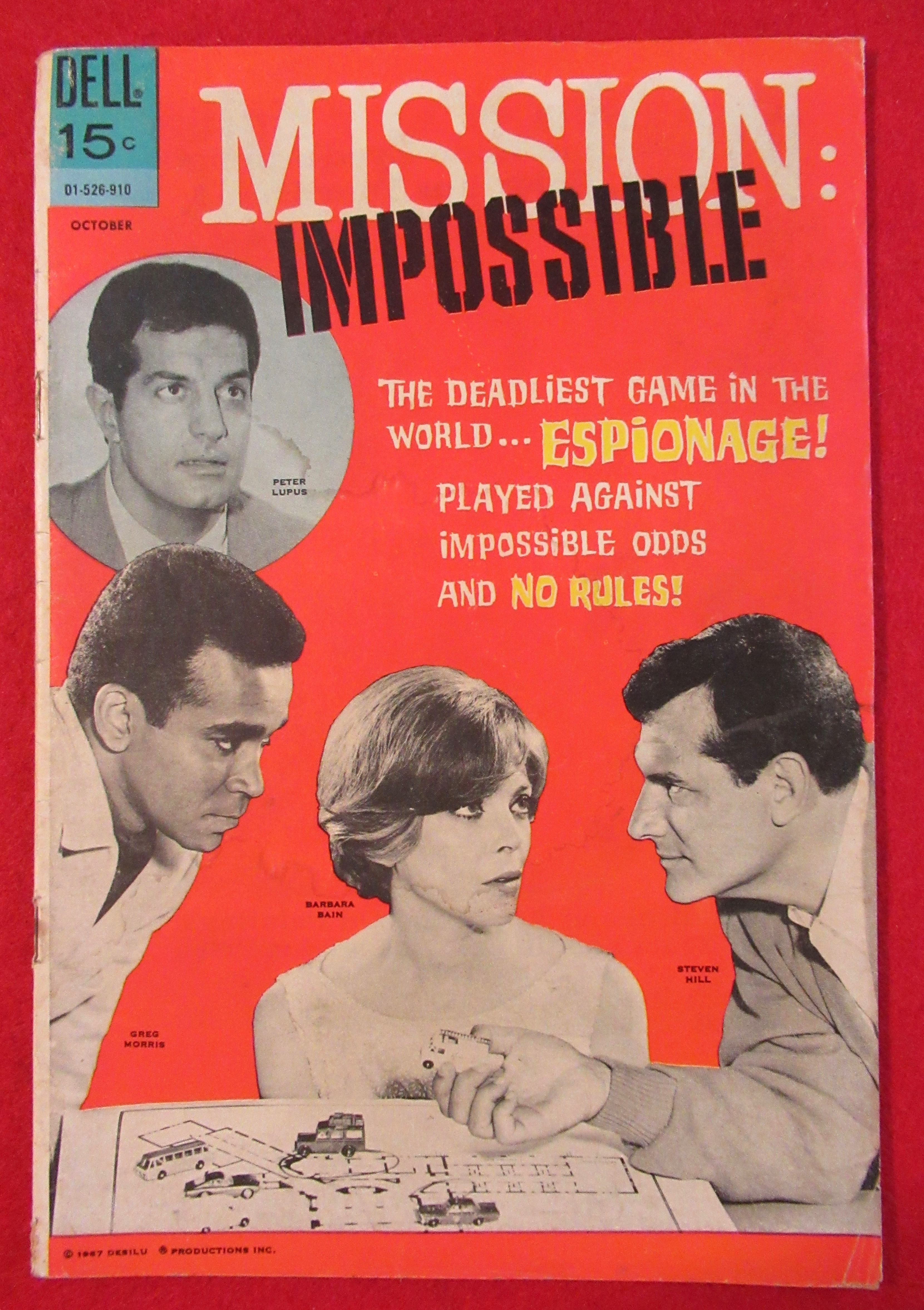 Mission Impossible Comic October 1969 Target In The Sea