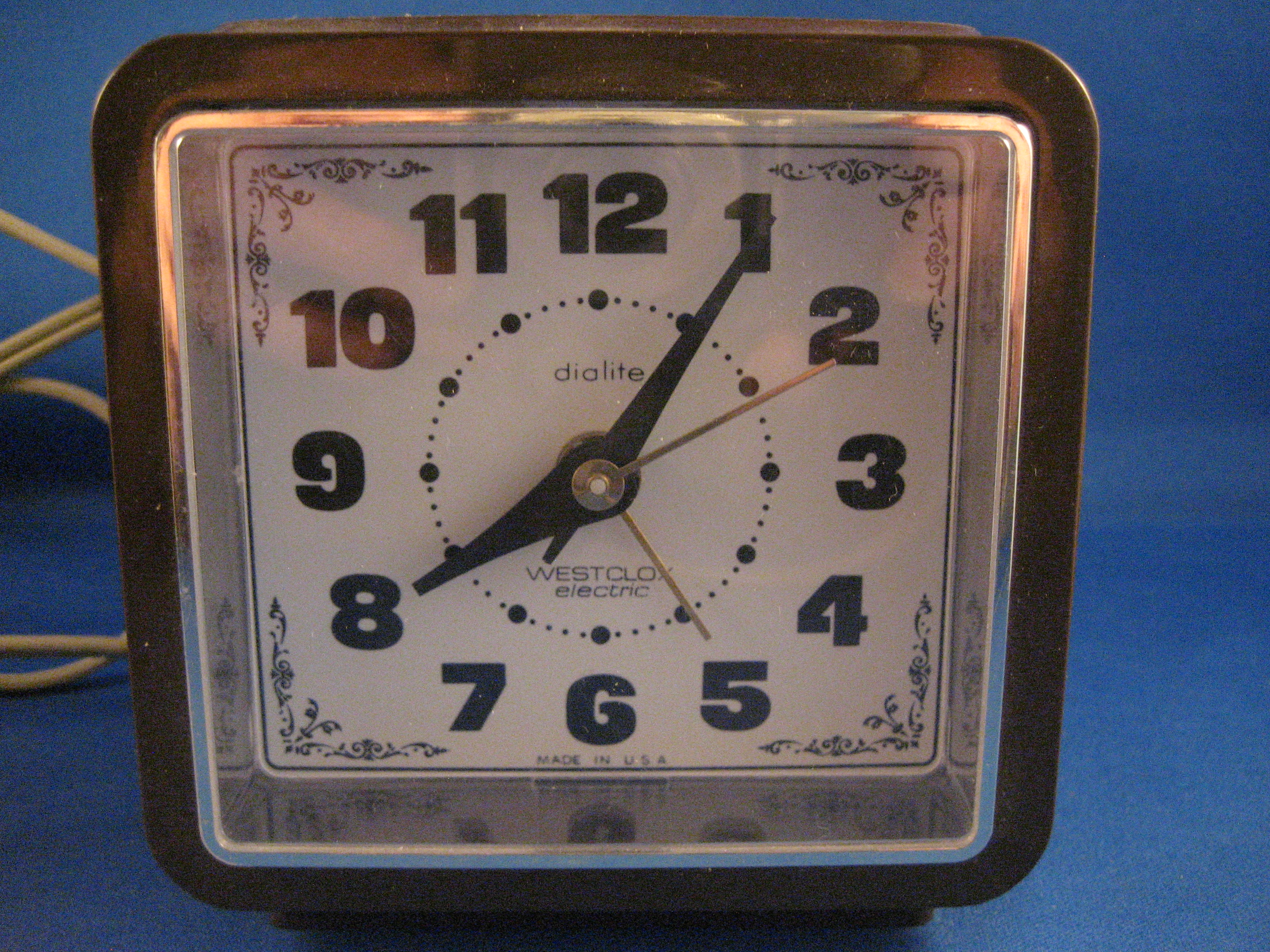1960 Westclock Electric Alarm Clock
