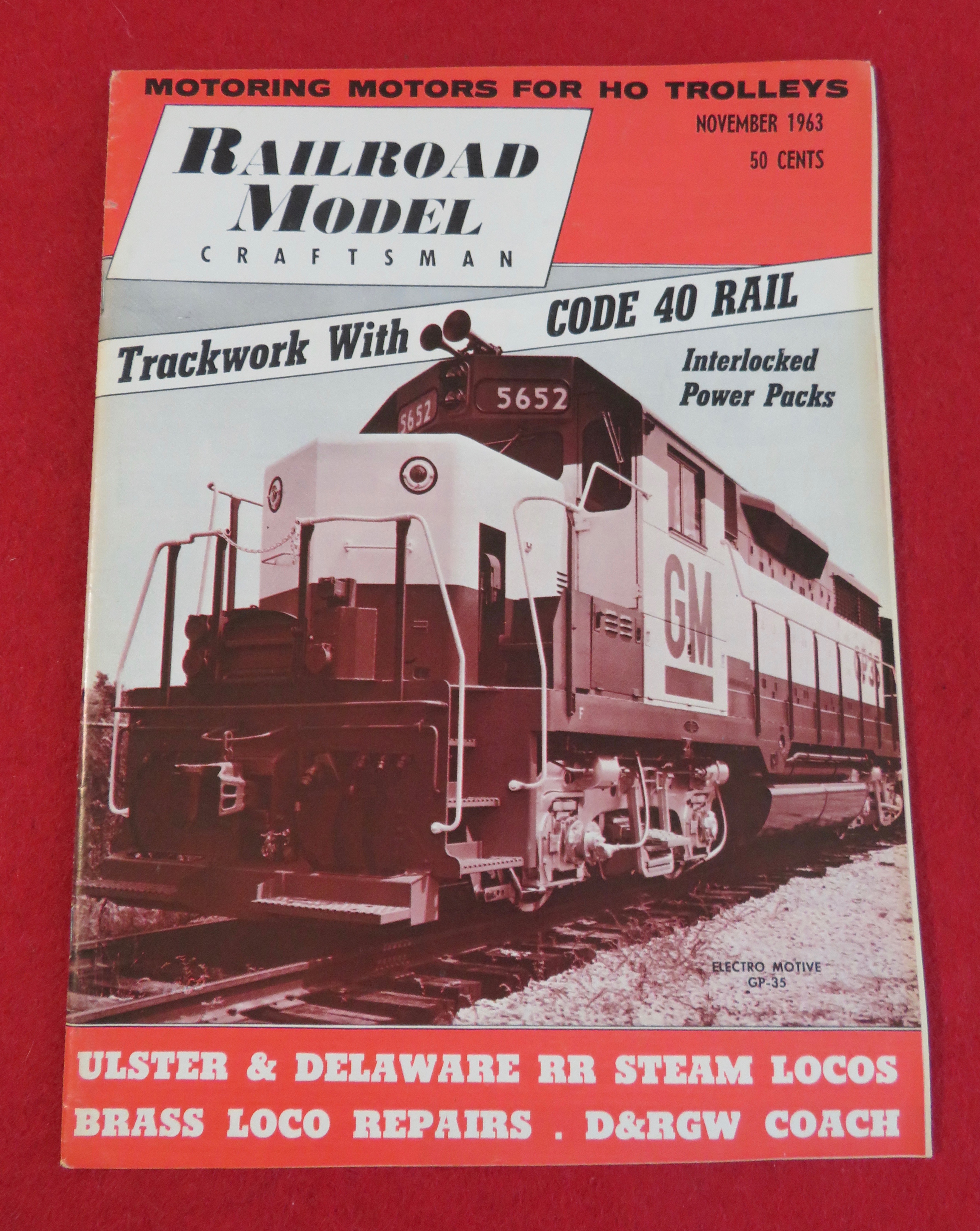 Railroad Model Craftsman Magazine November 1963