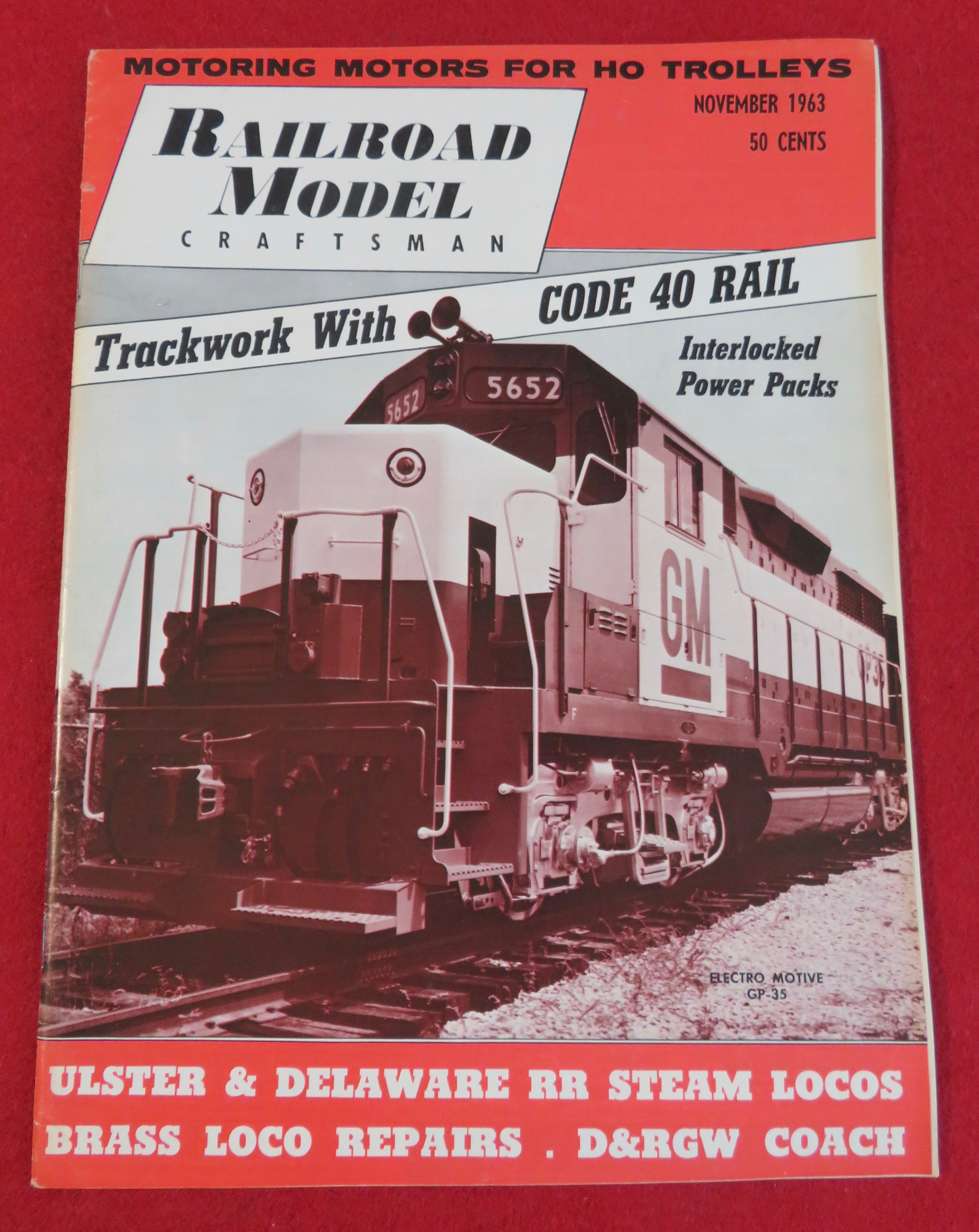 Railroad Model Craftsman Magazine November 1963