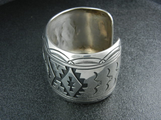 Tommy Singer Snr Sterling Silver Bear Bracelet 138 Gr