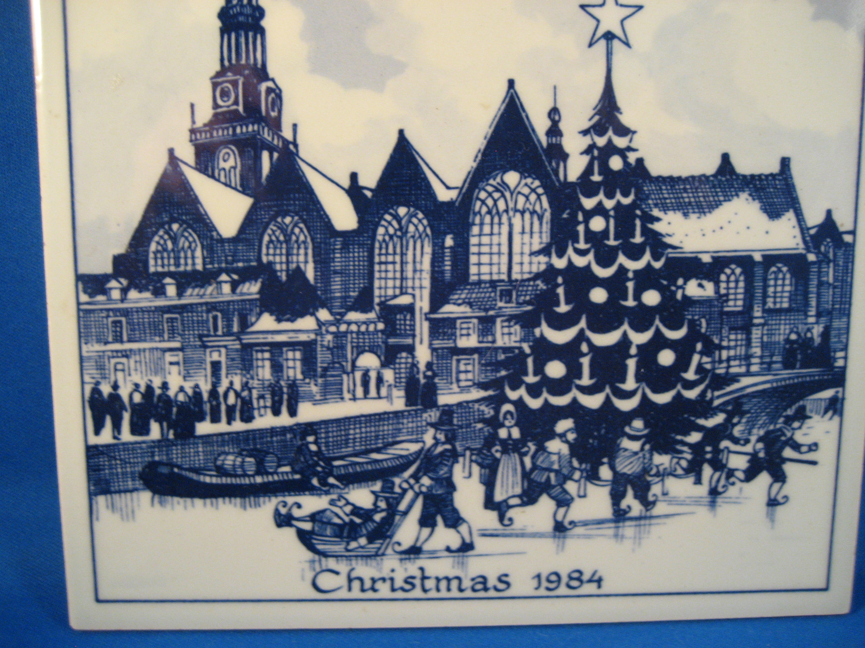 Delft Christmas Tile