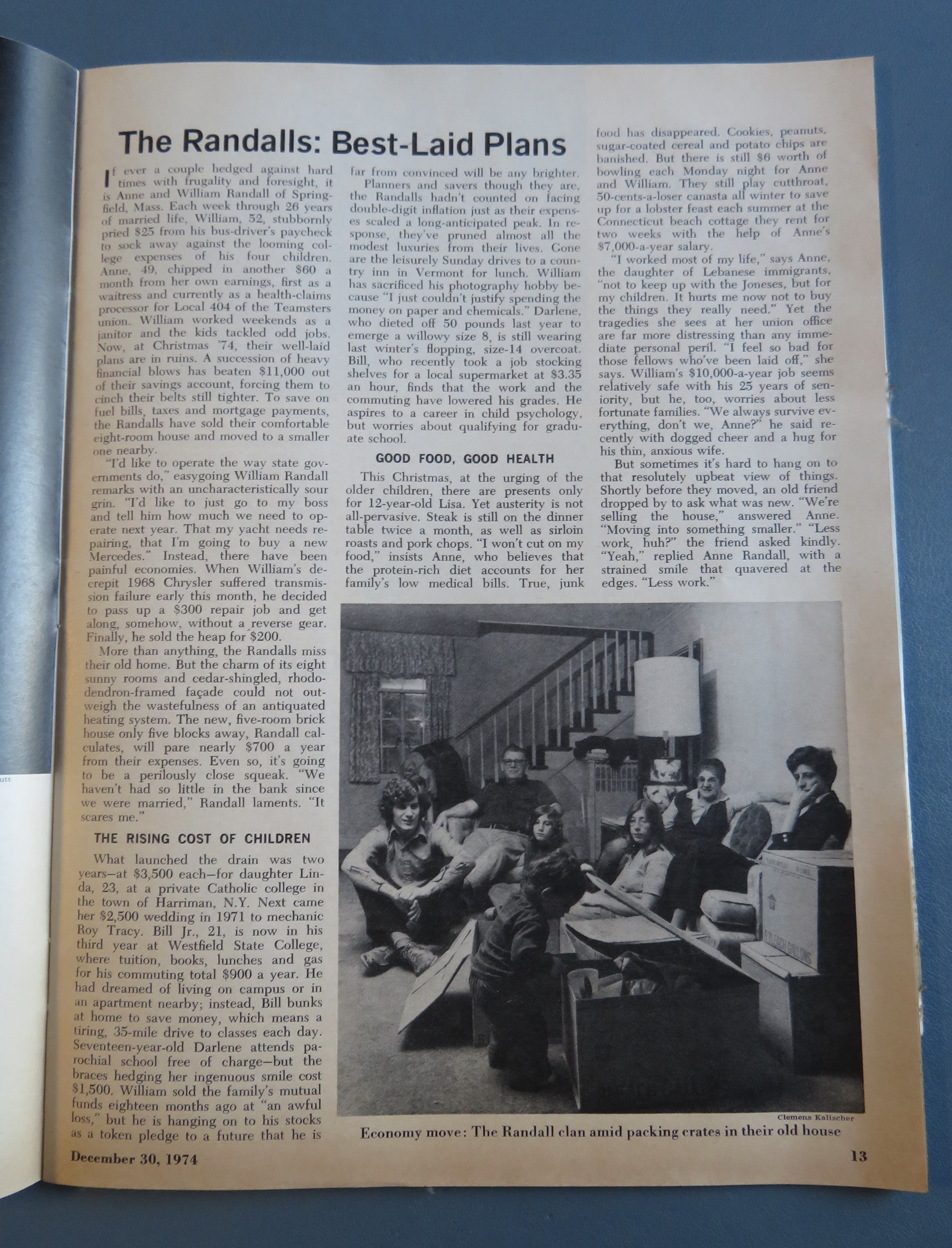 Newsweek Magazine December 30, 1974 Christmas 1974