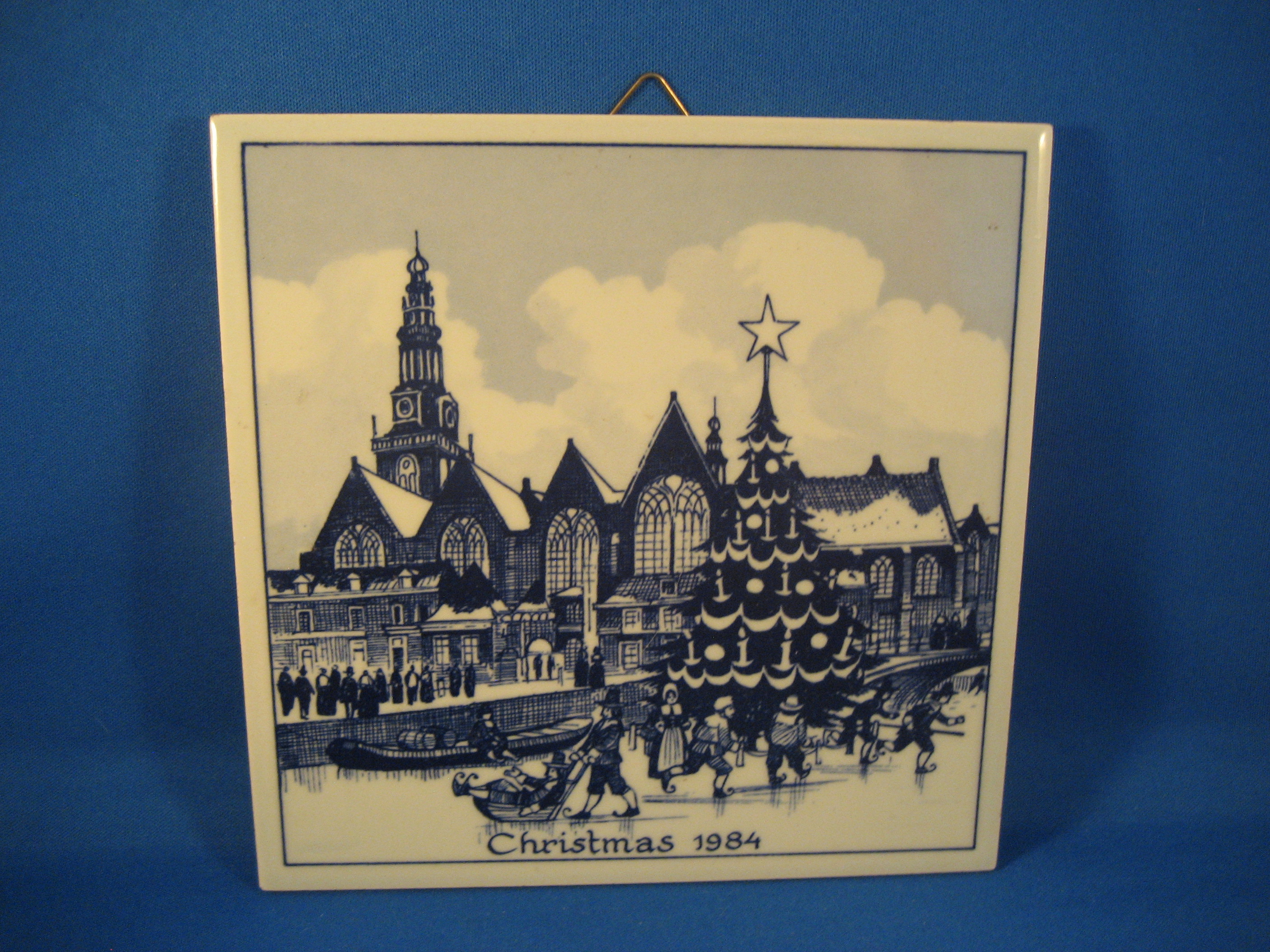 Delft Christmas Tile
