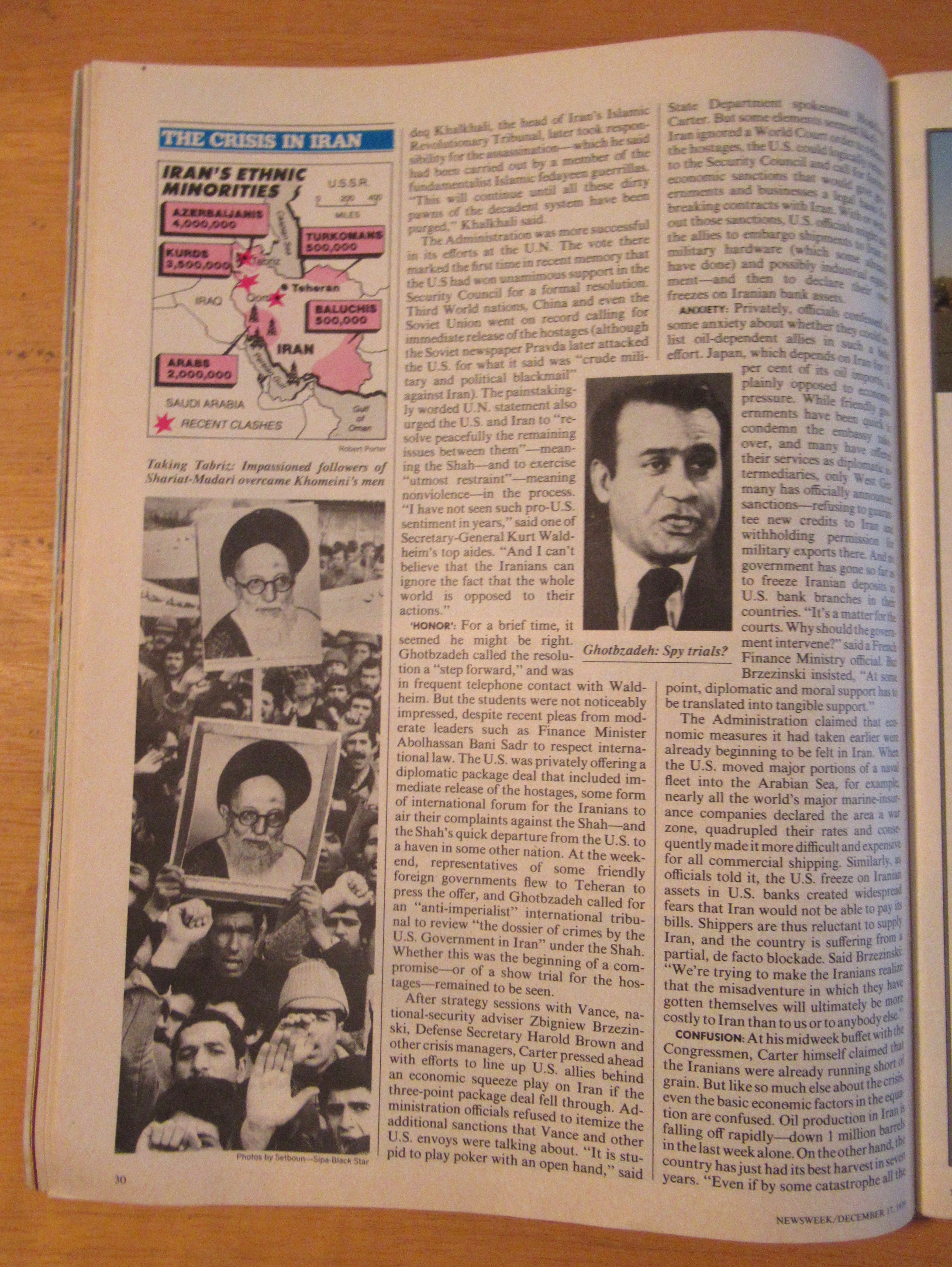 Newsweek Magazine-December 17, 1979-Tightening Screws