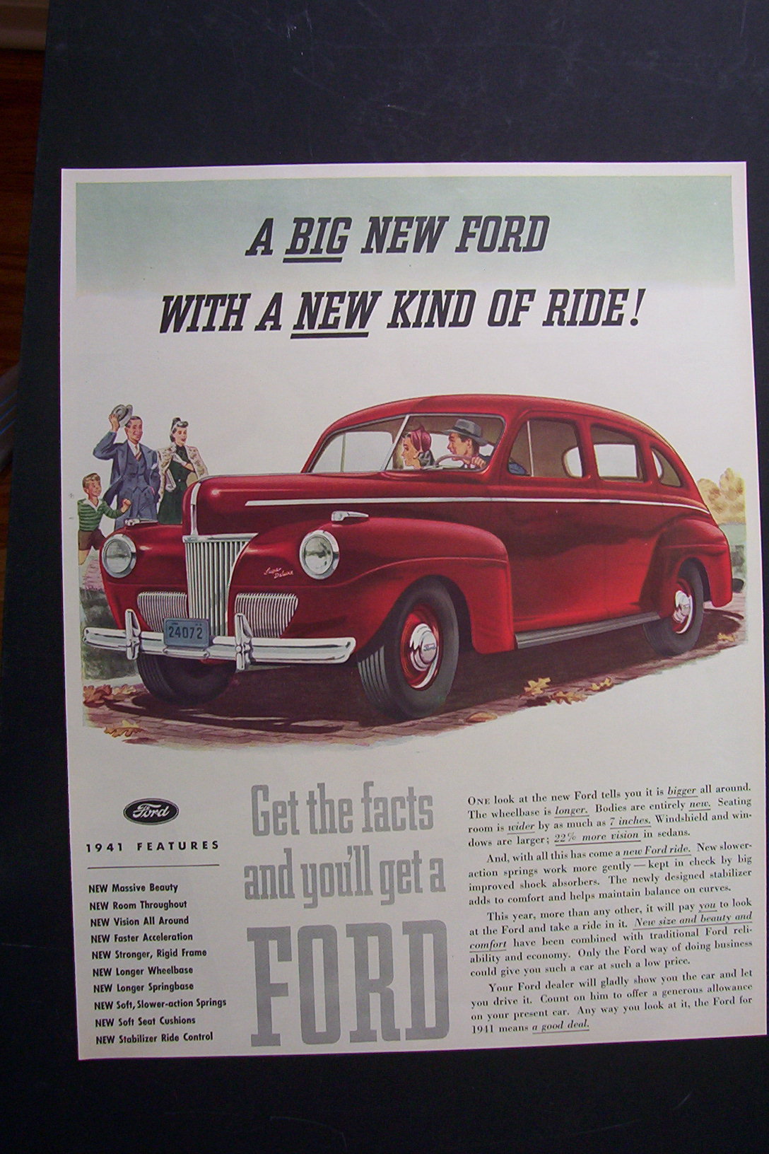 1940 Ford Cars with Great Picture of a Ford Car
