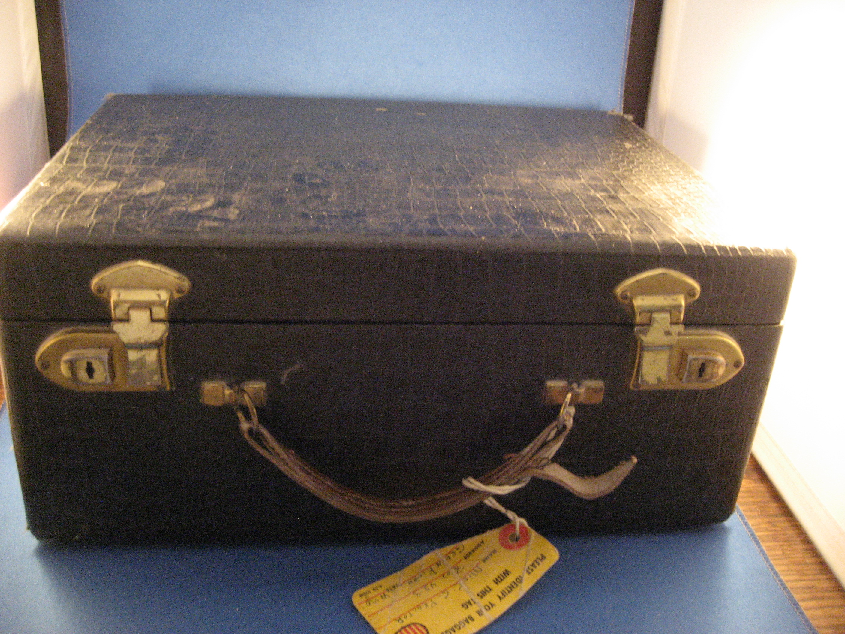 Child's Silver Set in a Du Barry Case