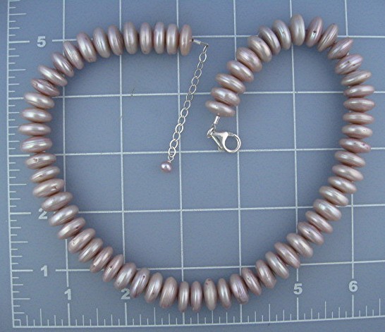 19 1/2 inches 1/2 inch Pearls